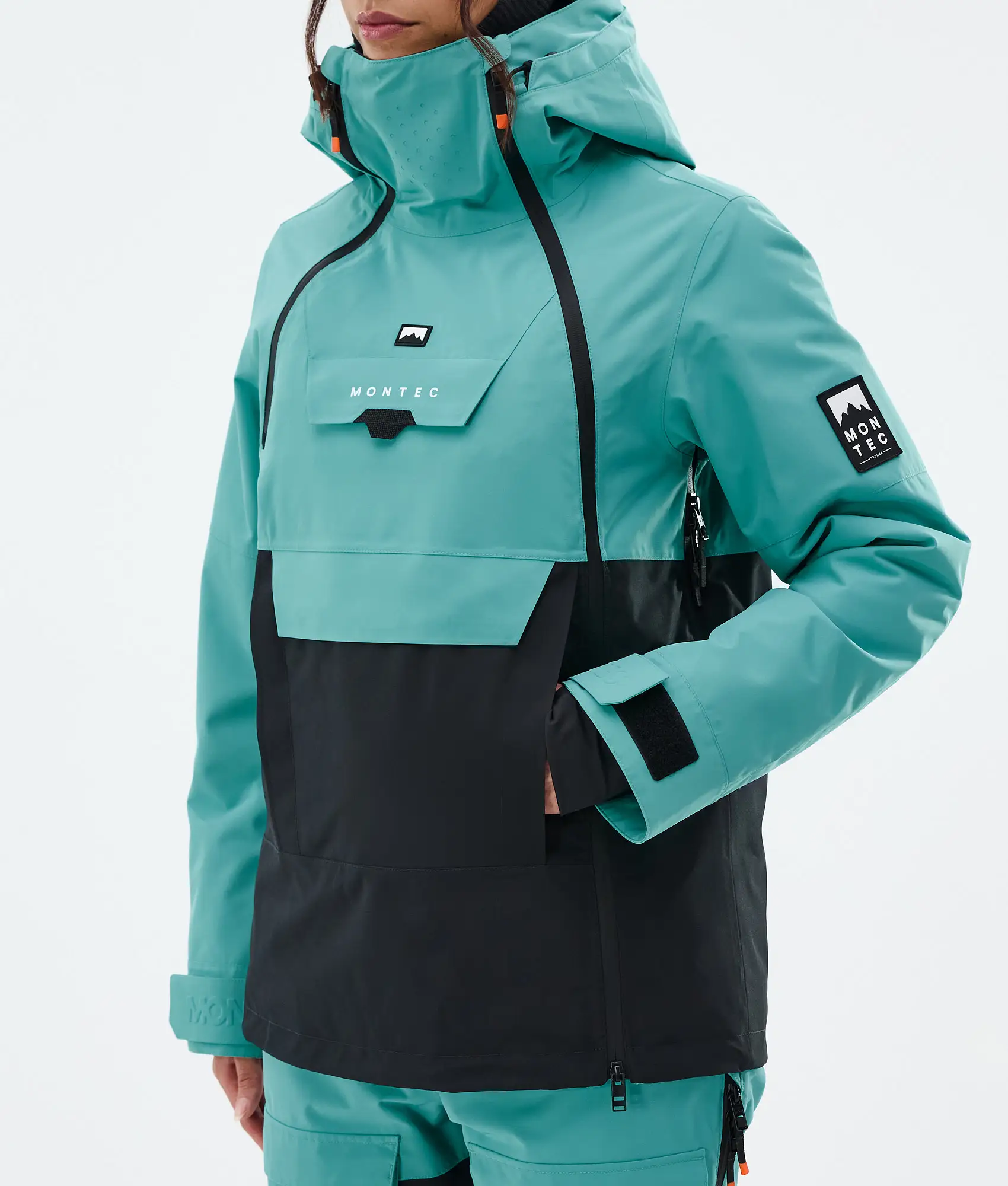 Doom W Ski Jacket Women Turquoise/Black