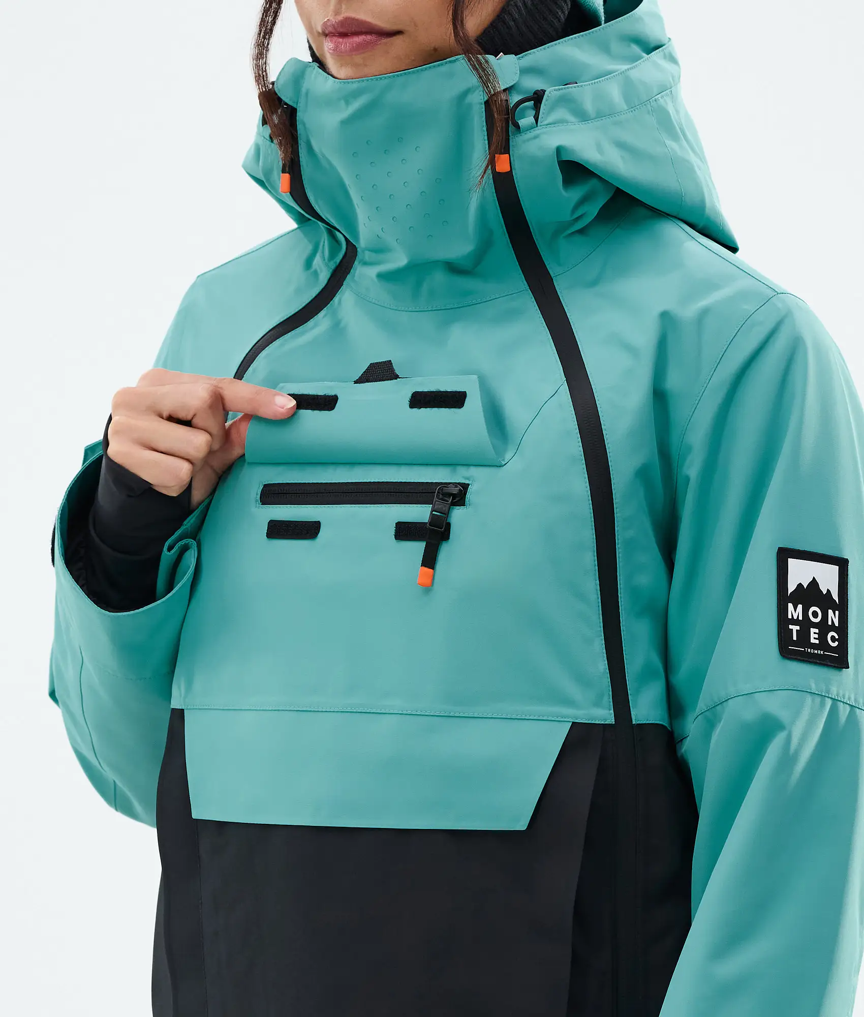 Doom W Ski Jacket Women Turquoise/Black