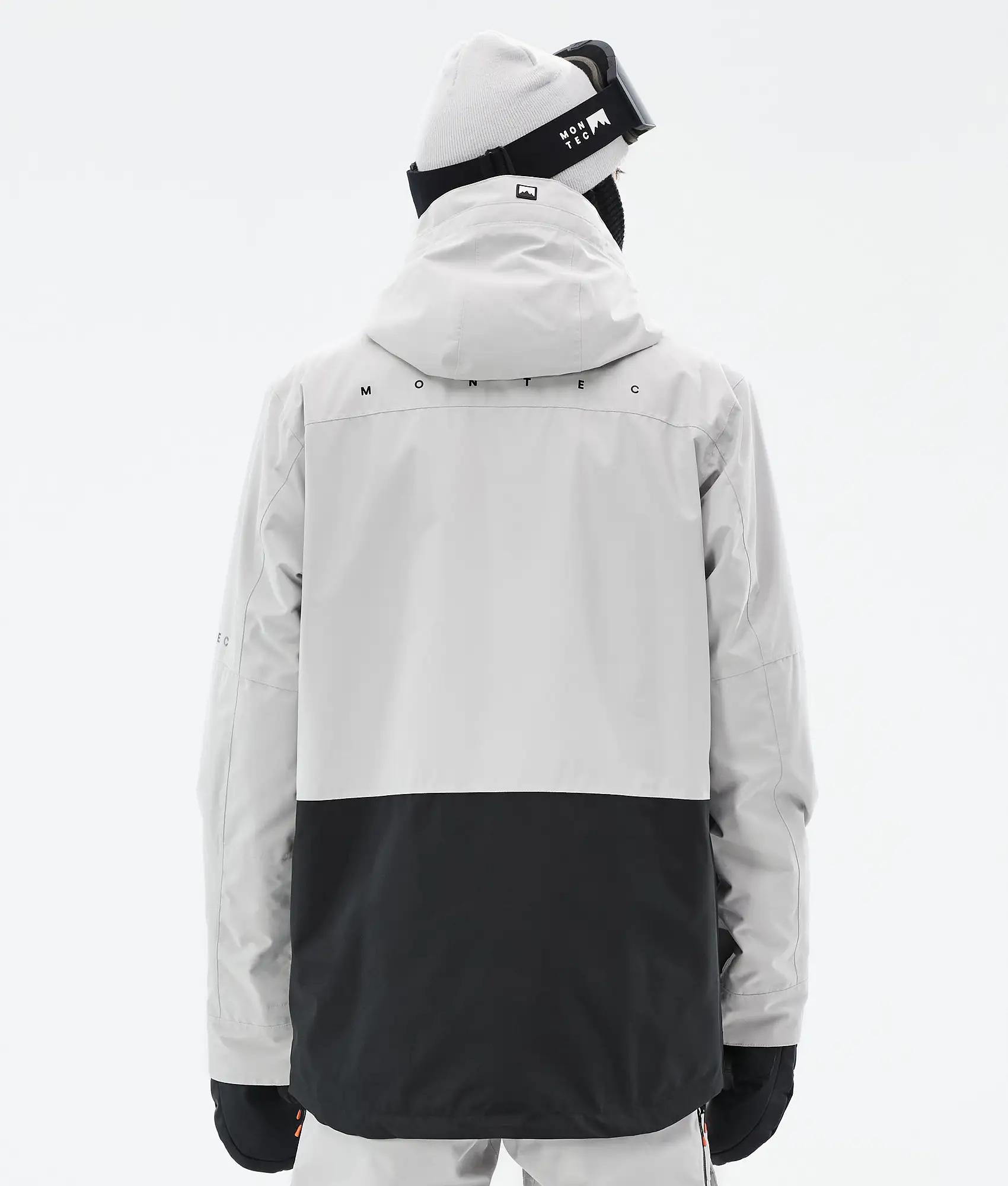Fawk Ski Jacket Men Light Grey/Black