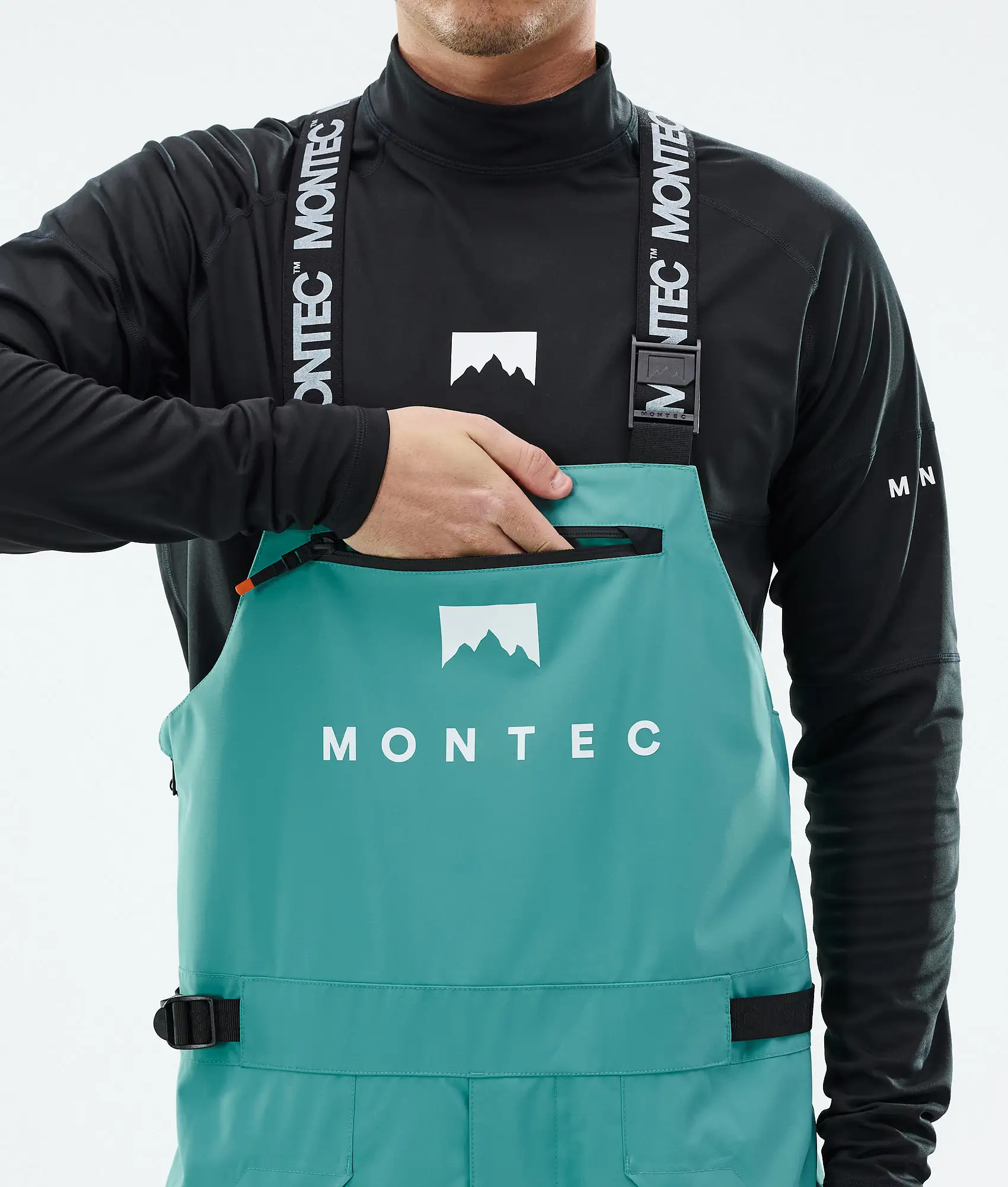 Arch Snowboard Pants Men Turquoise/Black