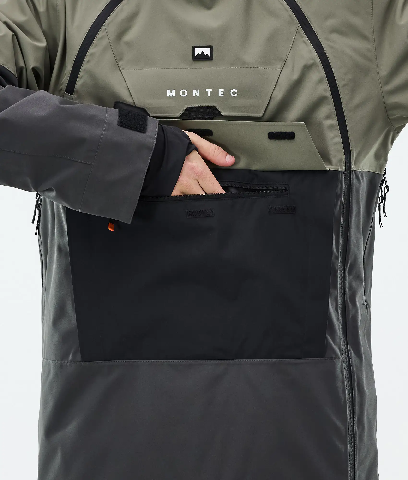 Doom Ski Jacket Men Greenish/Black/Phantom