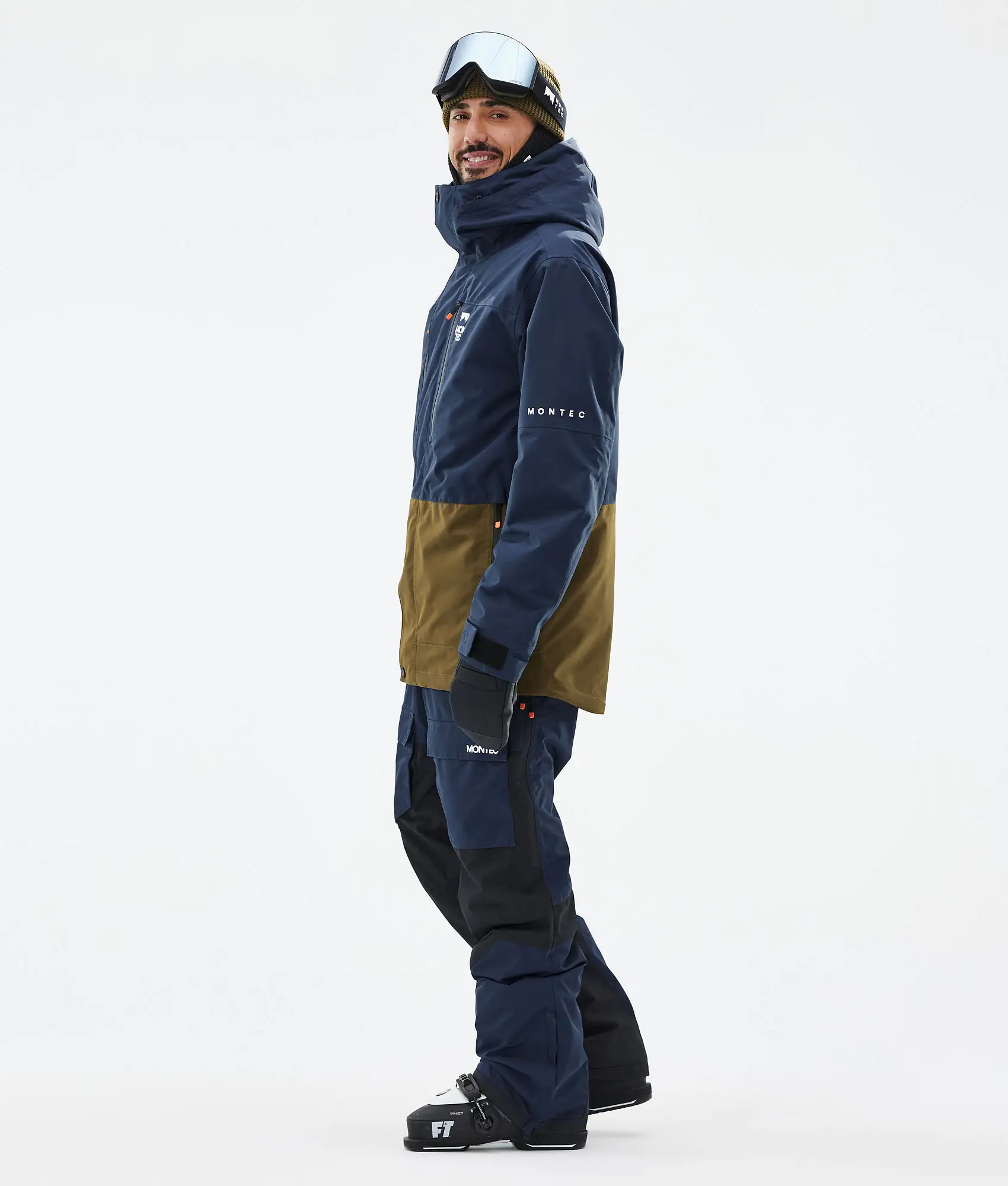 Fawk Ski Jacket Men Dark Blue/Fatigue
