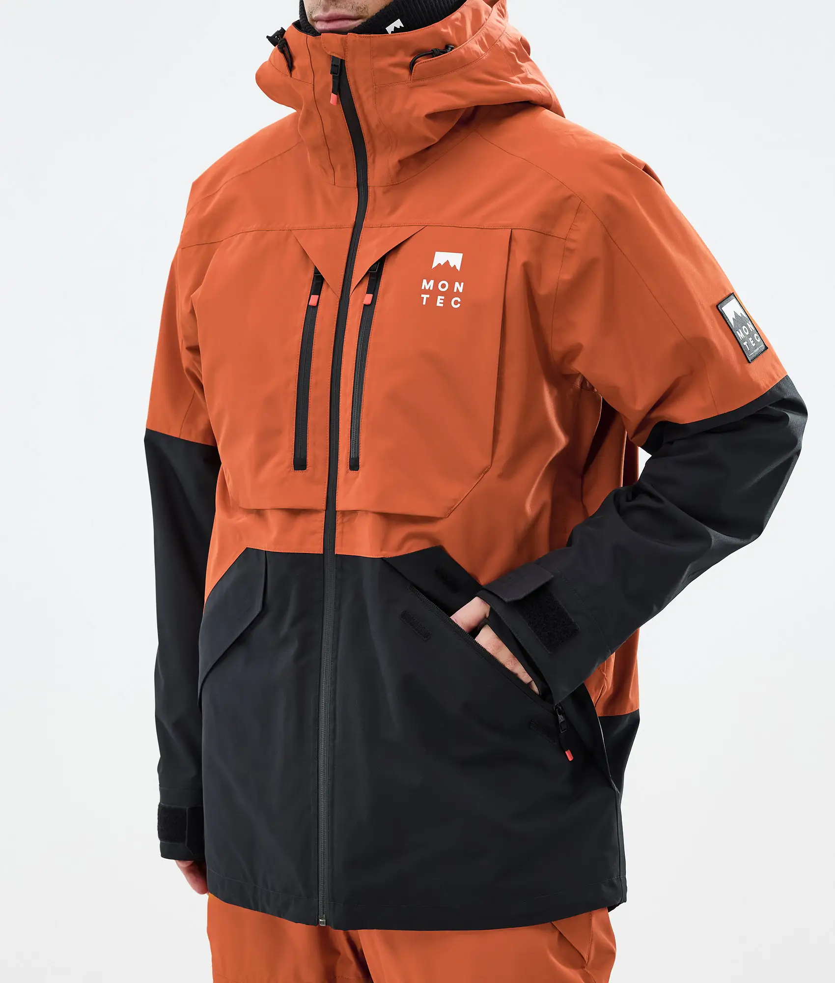 Arch Ski Jacket Men Burned Orange/Black