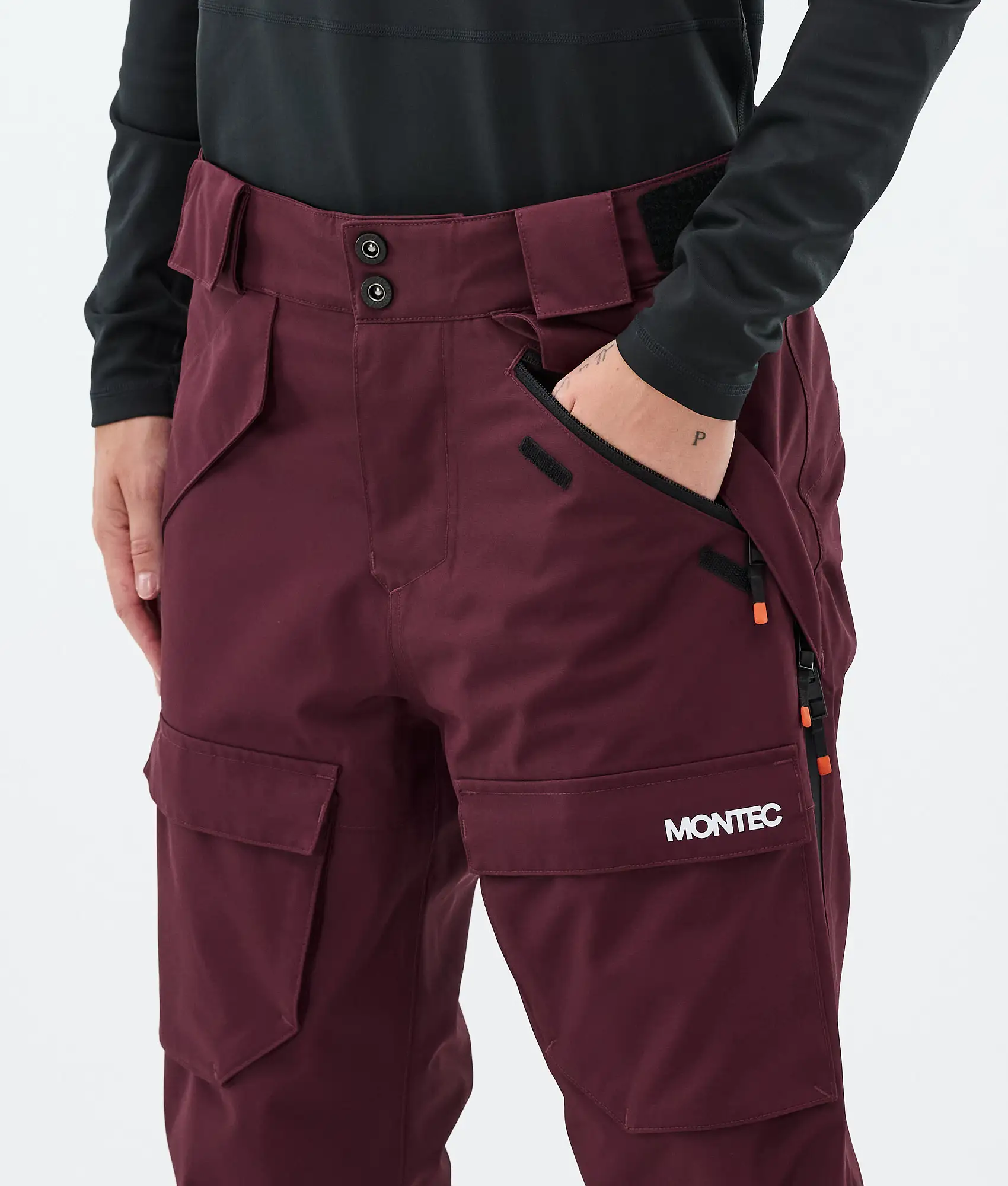 Kirin W Ski Pants Women Burgundy