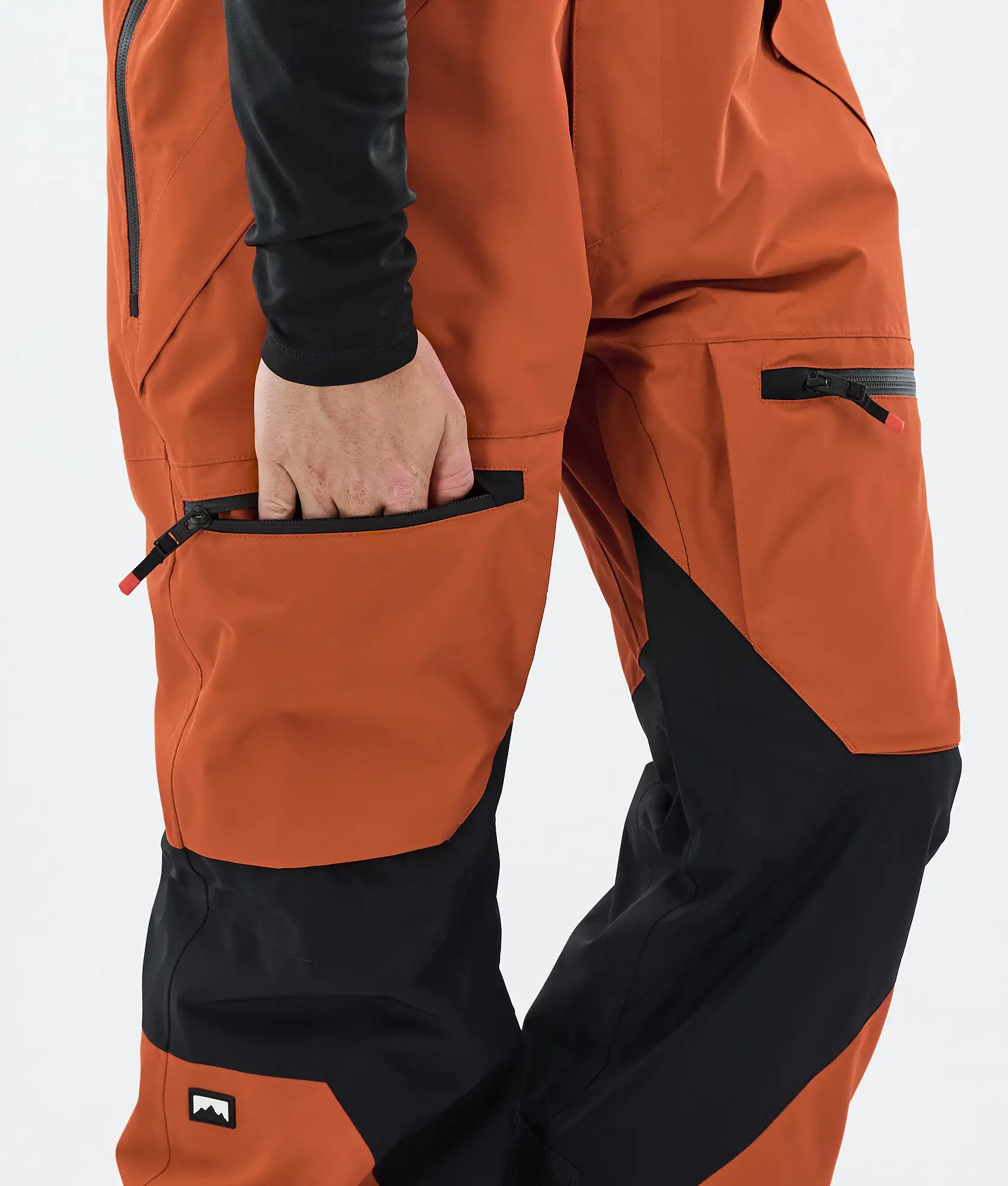 Arch Snowboard Pants Men Burned Orange/Black