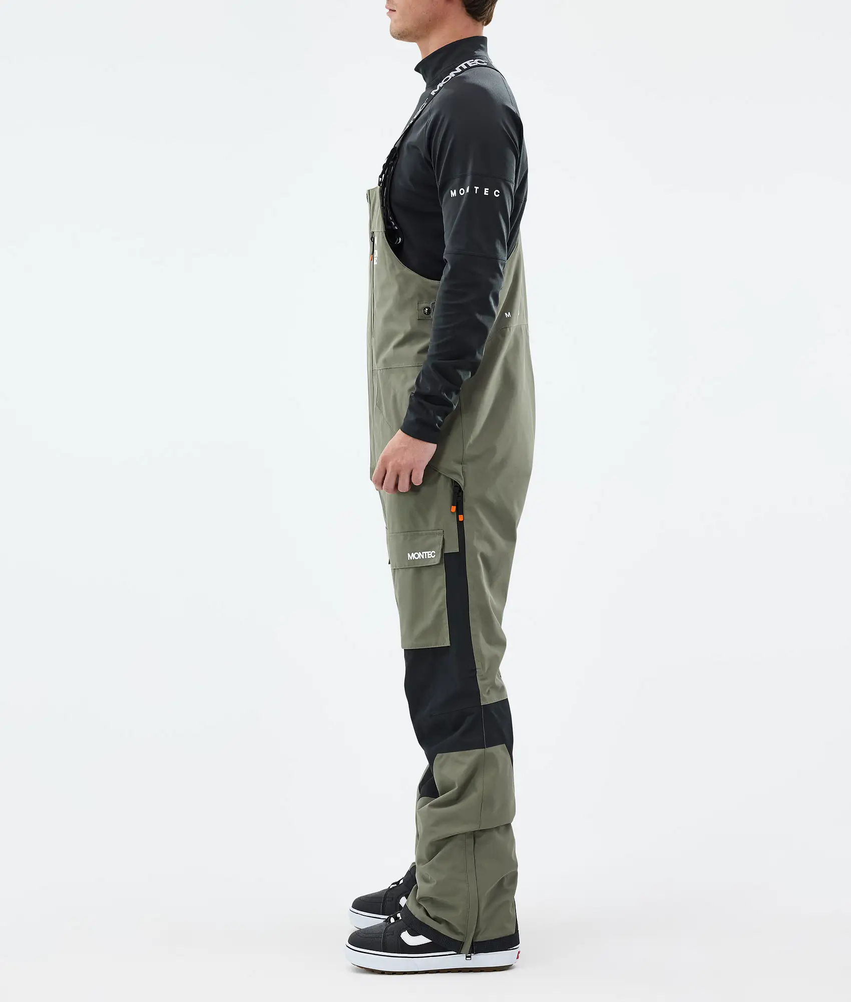Fawk Snowboard Pants Men Greenish/Black