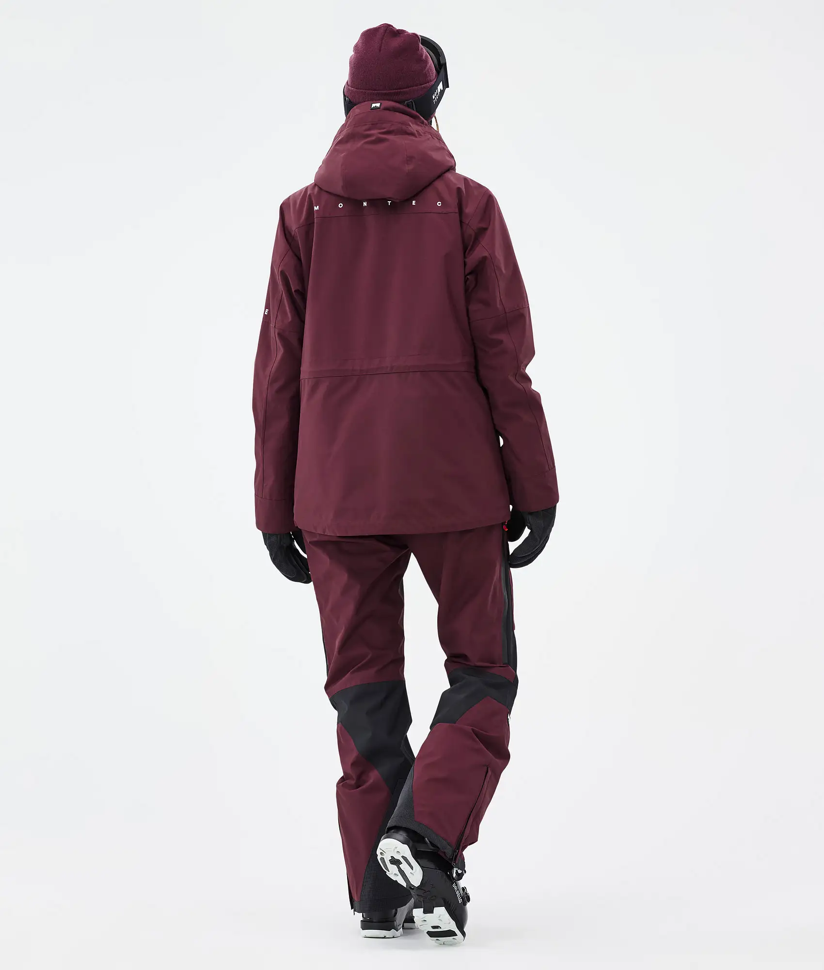 Fawk W Ski Jacket Women Burgundy