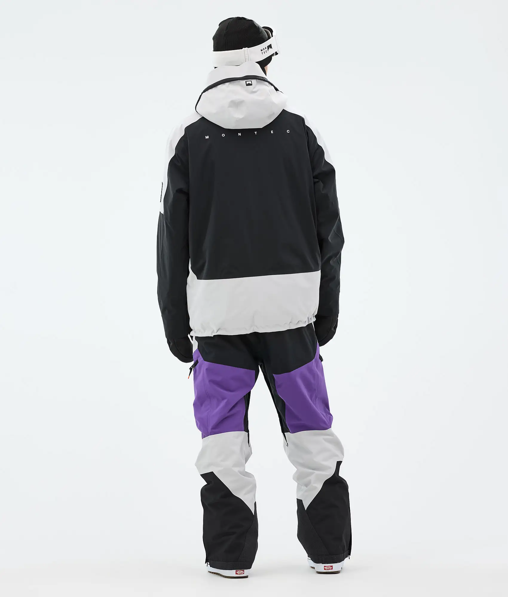 Morpheus Snowboard Jacket Men Light Grey/Black/Vivid Purple