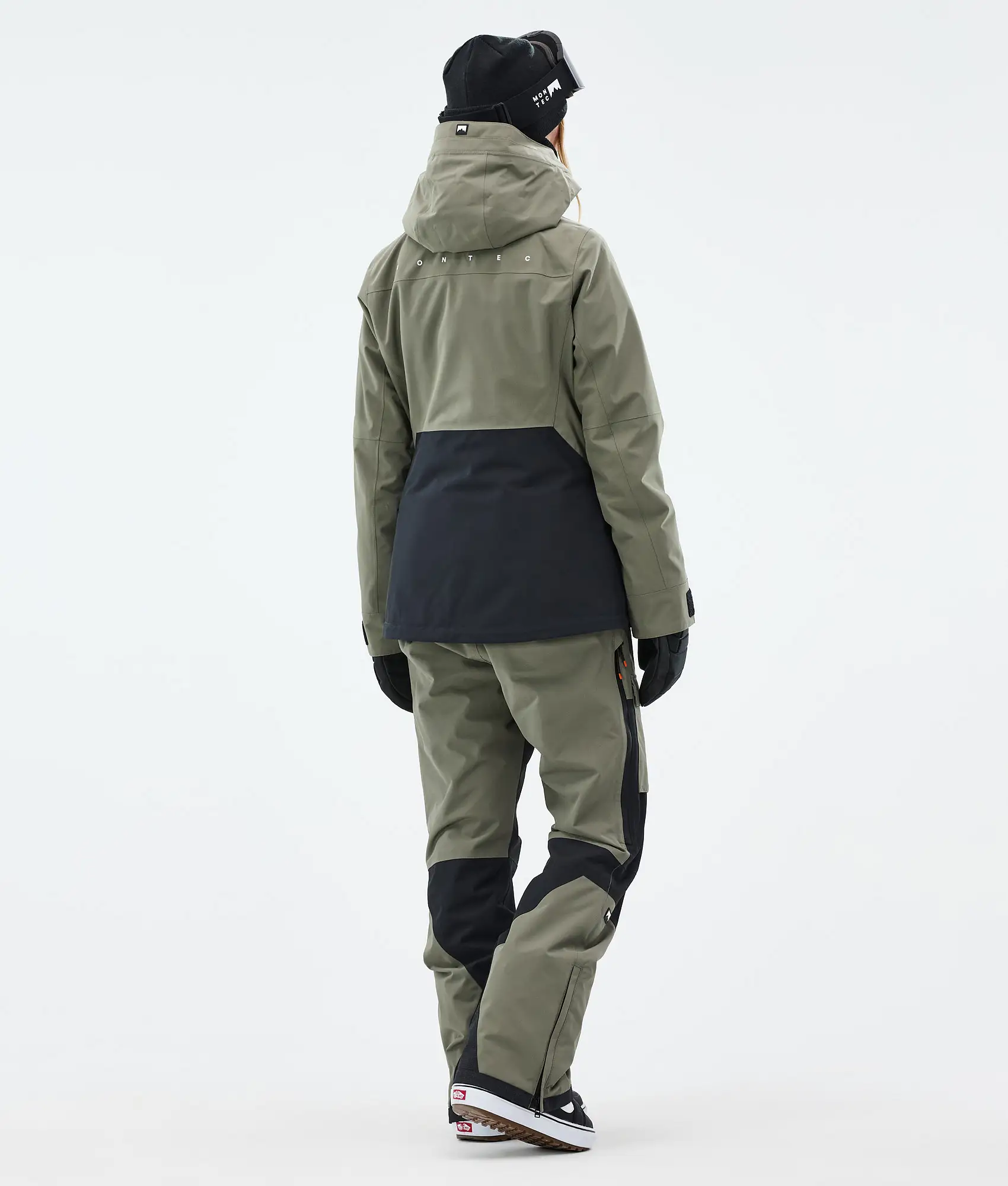 Moss W Snowboard Jacket Women Greenish/Black Renewed