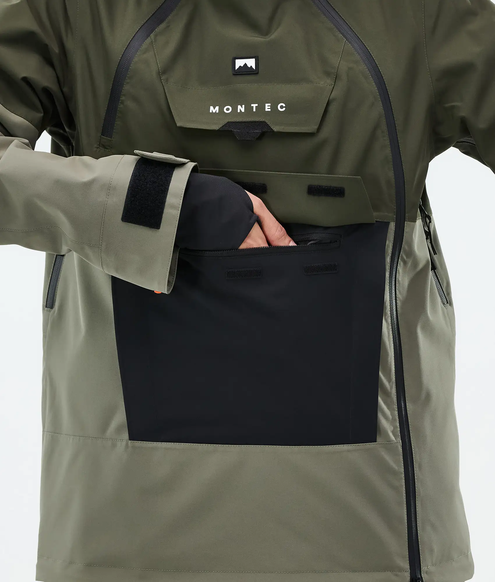 Doom W Ski Jacket Women Olive Green/Black/Greenish