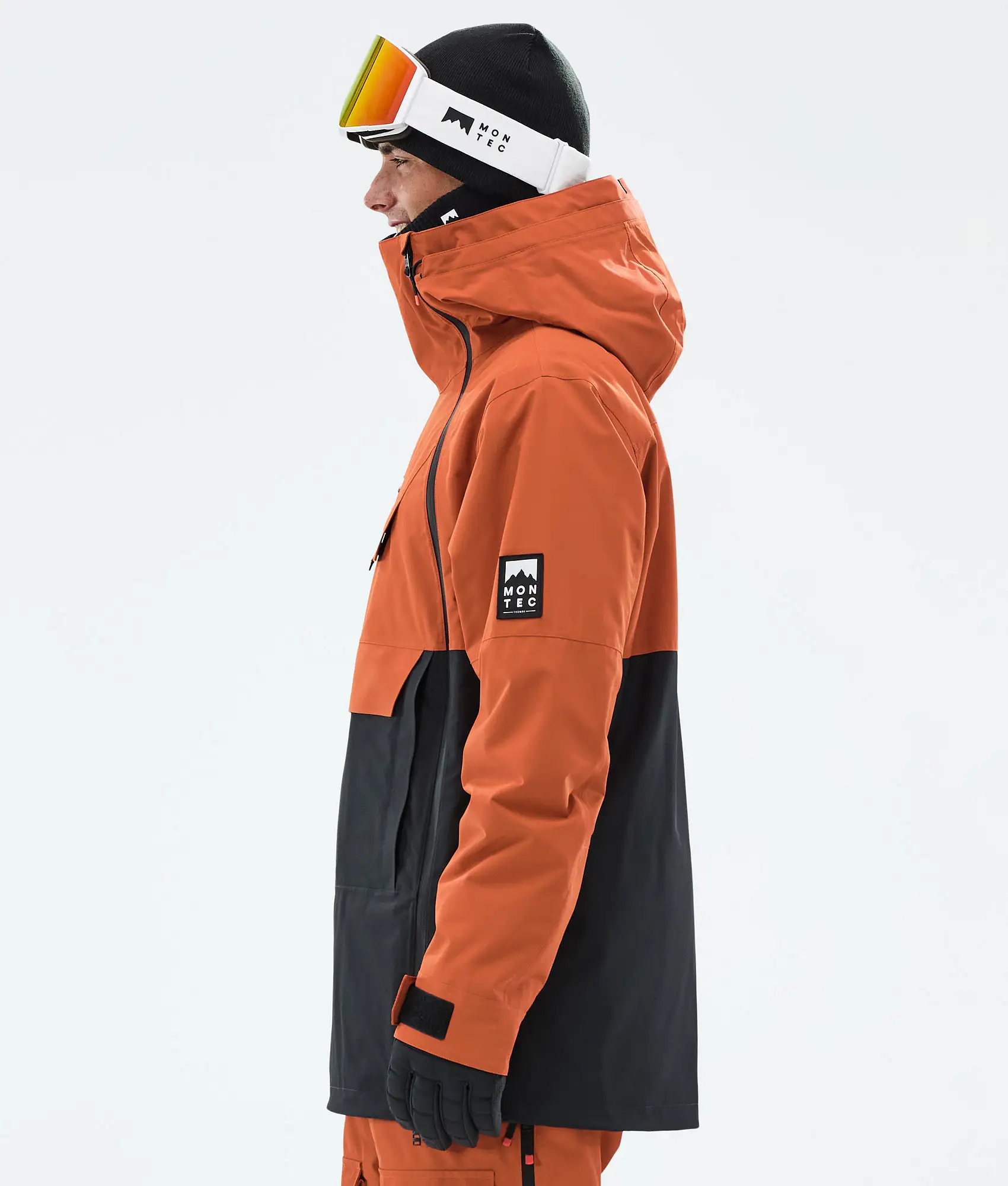 Doom Ski Jacket Men Burned Orange/Black