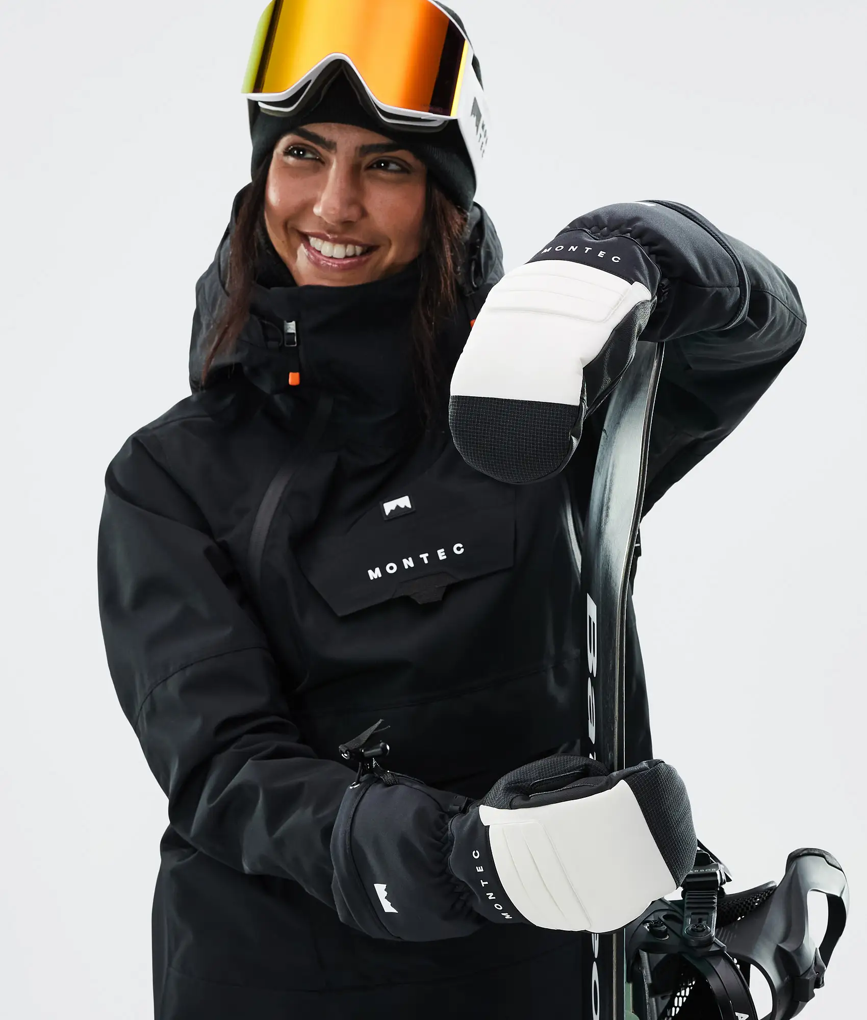 Roast 2024 Snow Mittens Old White