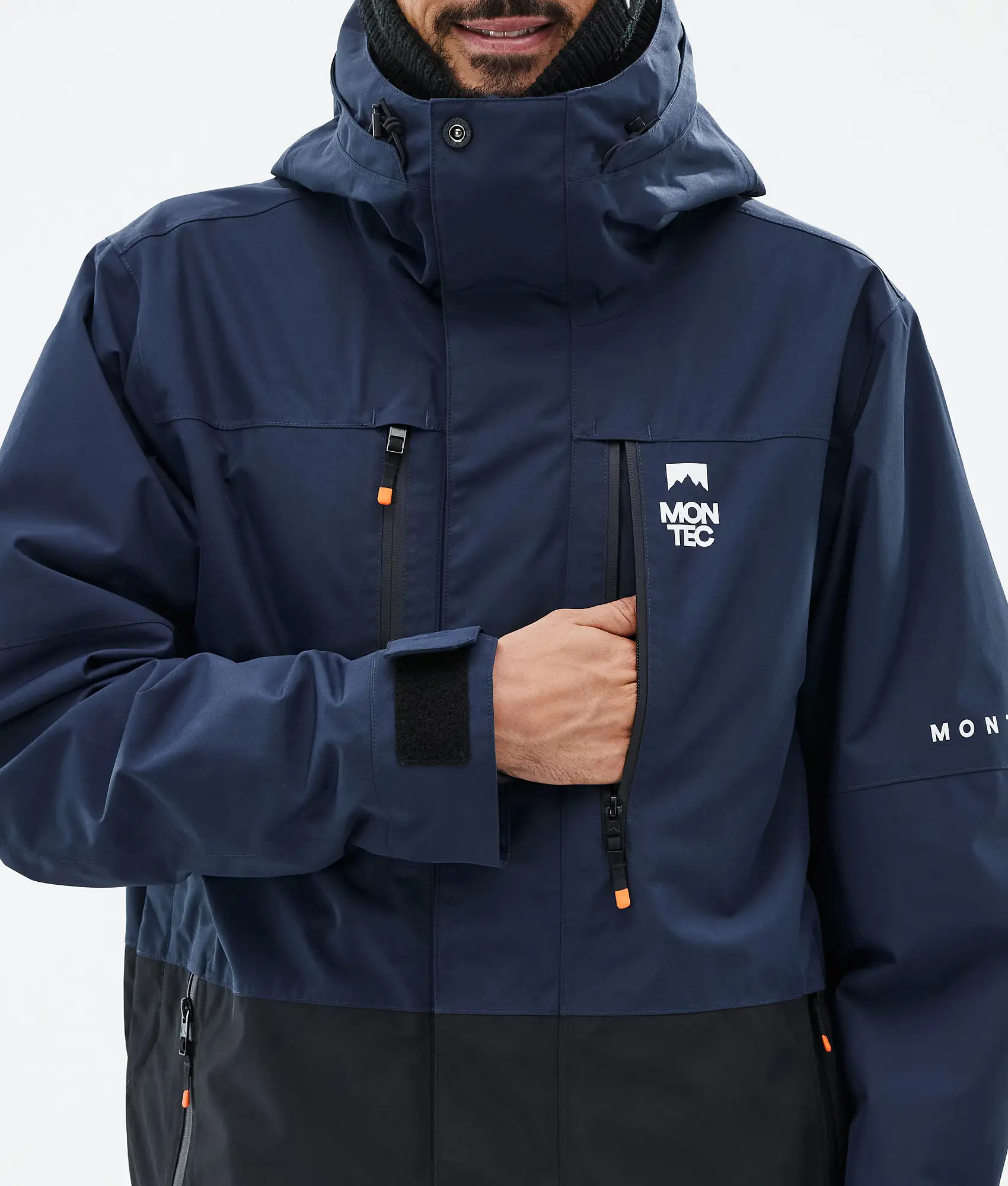 Fawk Ski Jacket Men Dark Blue/Black