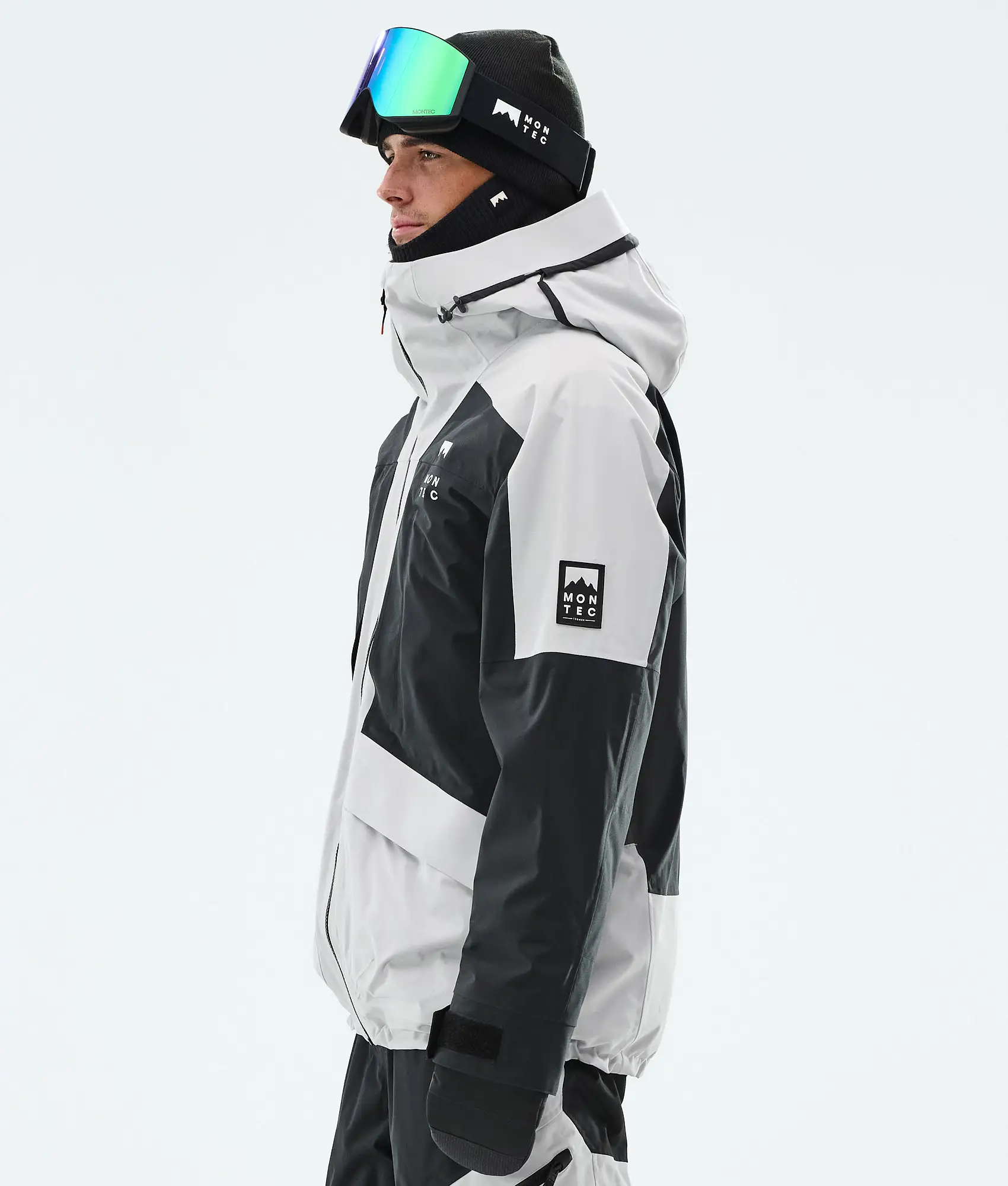 Morpheus Ski Jacket Men Light Grey/Black