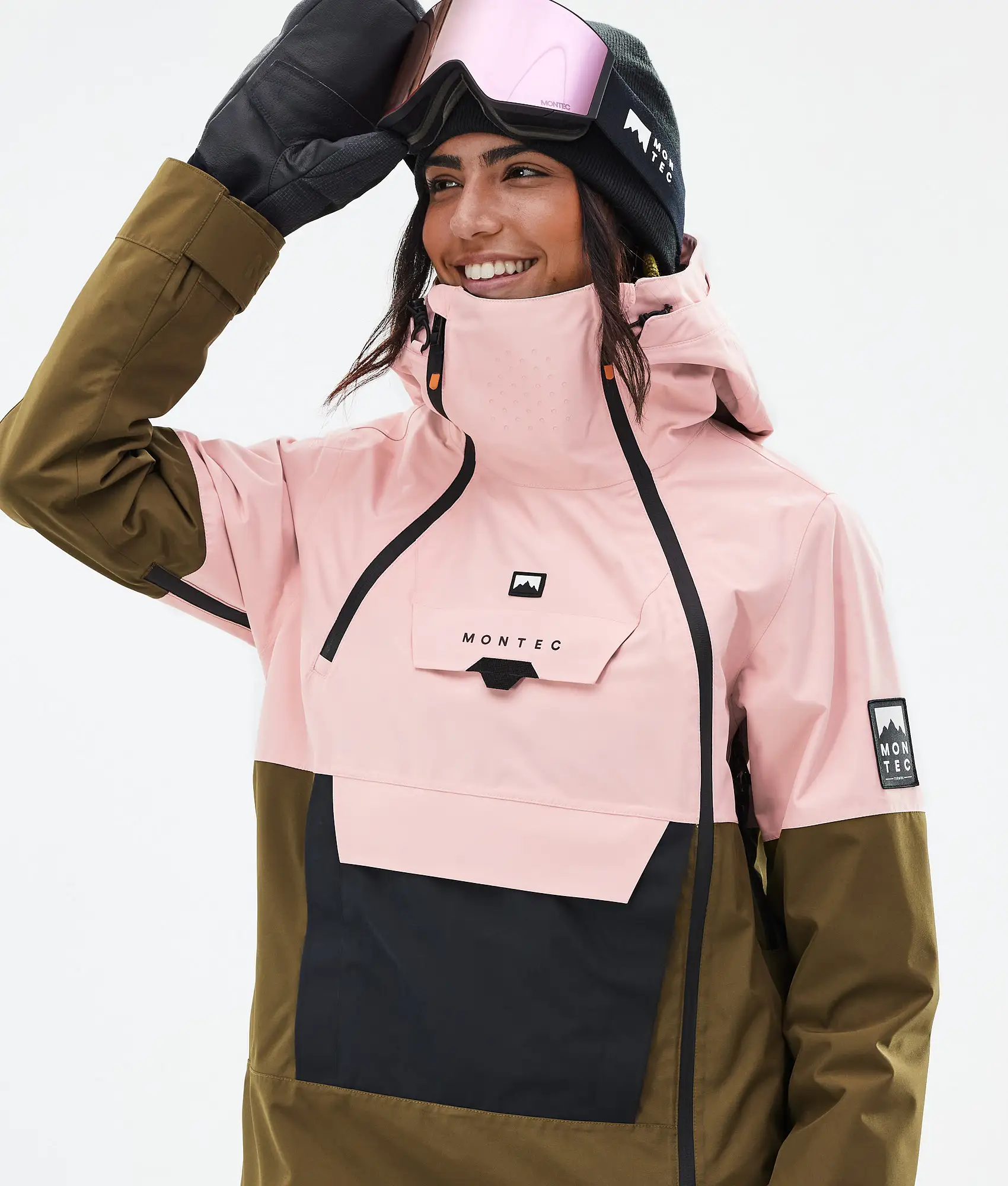 Doom W Ski Jacket Women Soft Pink/Black/Fatigue