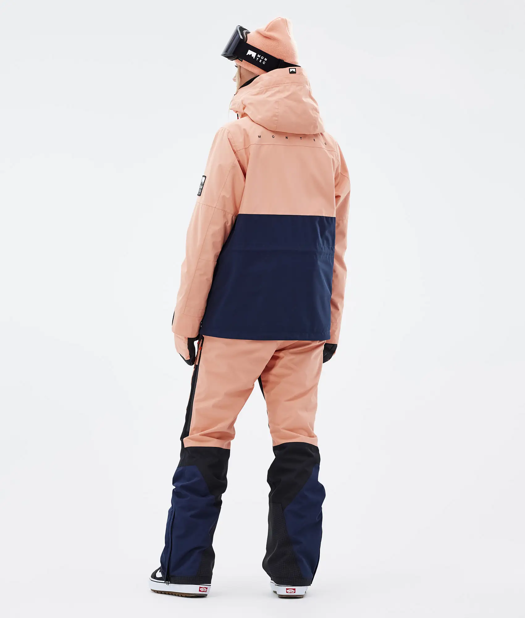 Doom W Snowboard Jacket Women Faded Peach/Black/Dark Blue