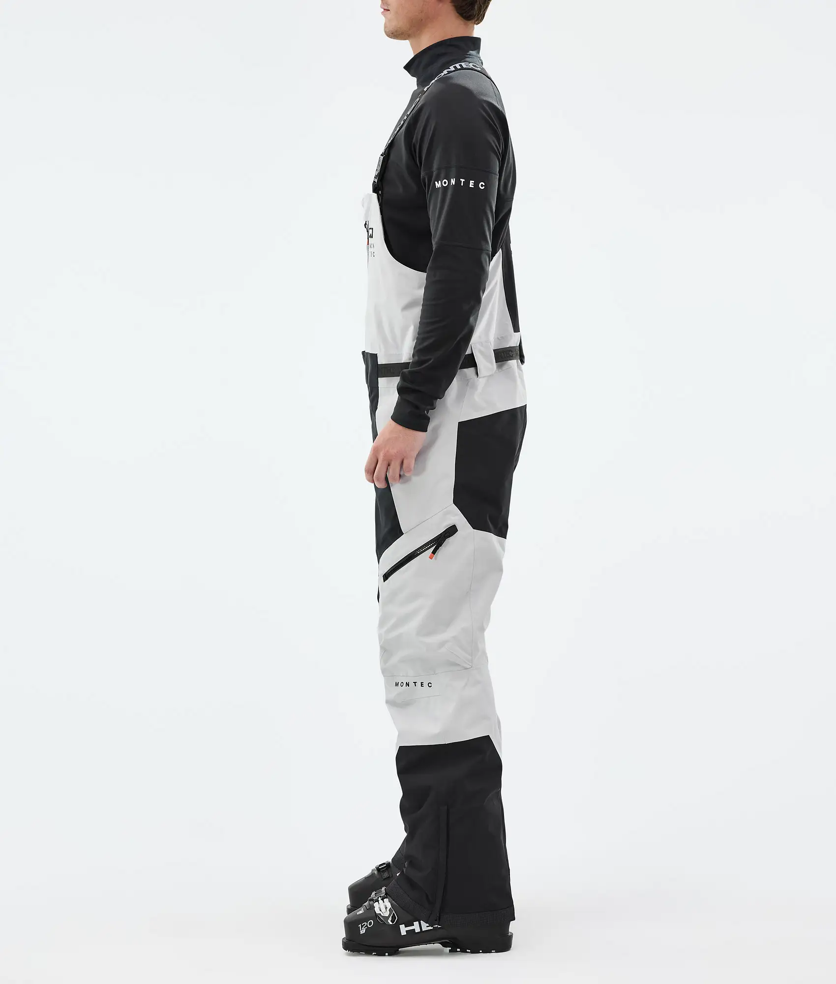 Dozer Ski Pants Men Light Grey/Black
