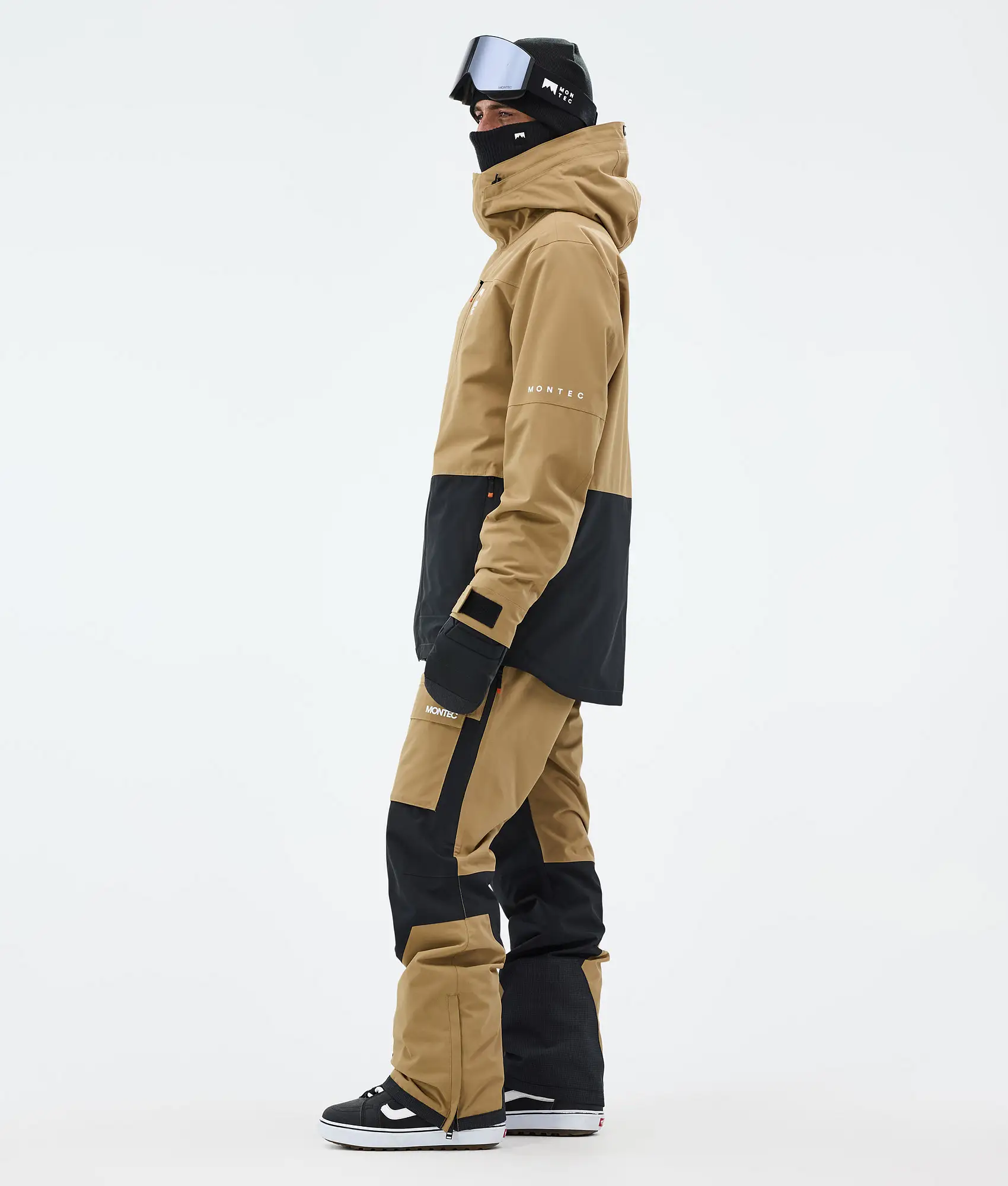 Fawk Snowboard Jacket Men Gold/Black