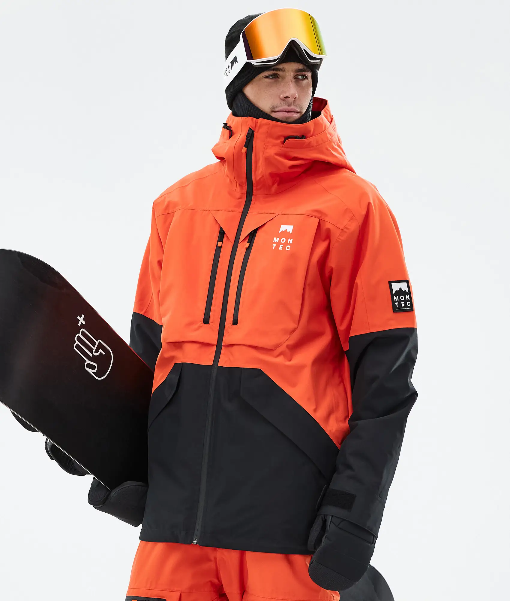 Arch Snowboard Jacket Men Orange/Black