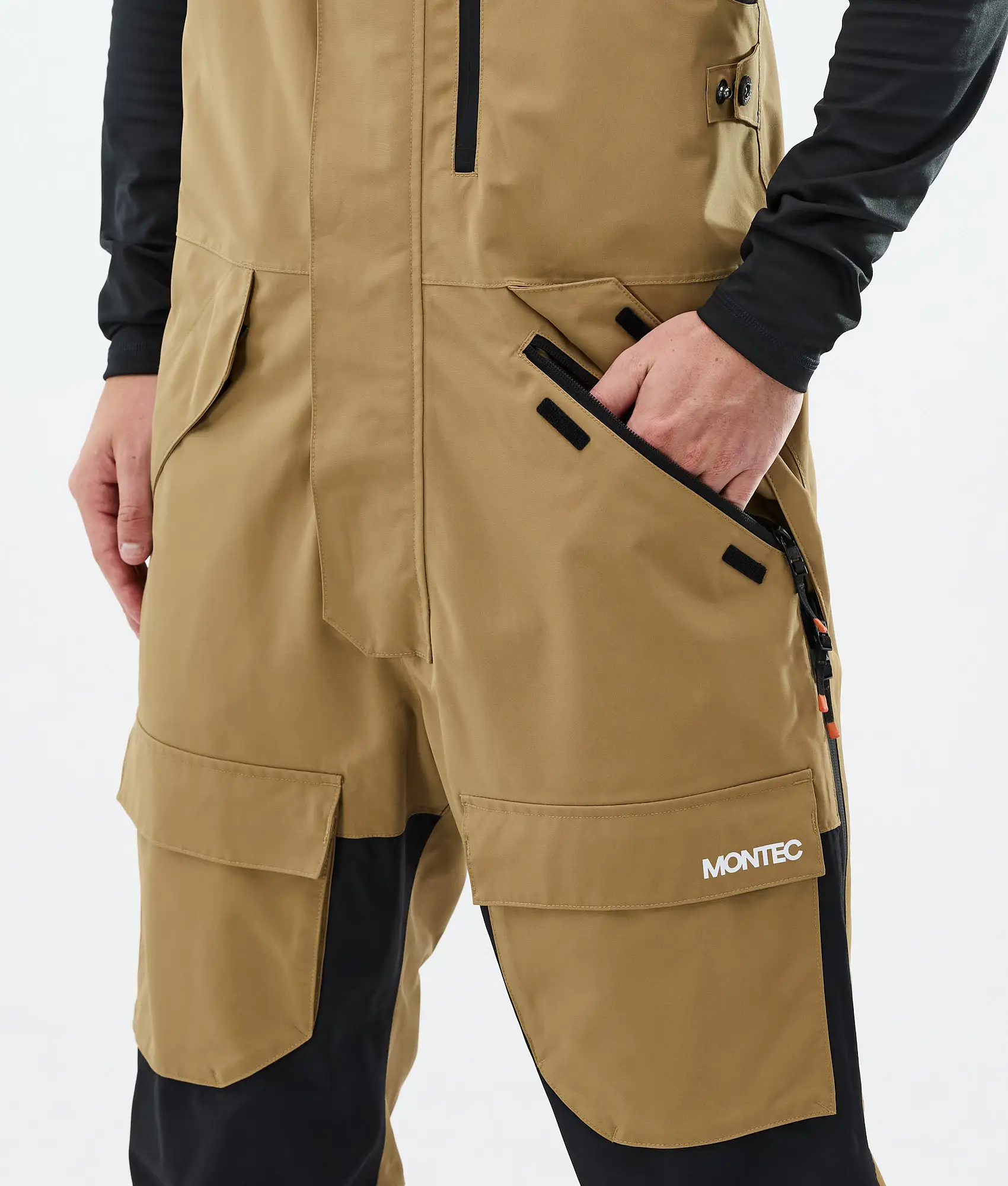 Fawk Ski Pants Men Gold/Black
