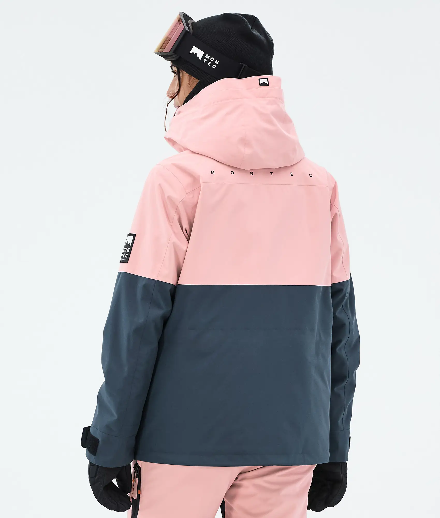 Doom W Ski Jacket Women Soft Pink/Black/Metal Blue