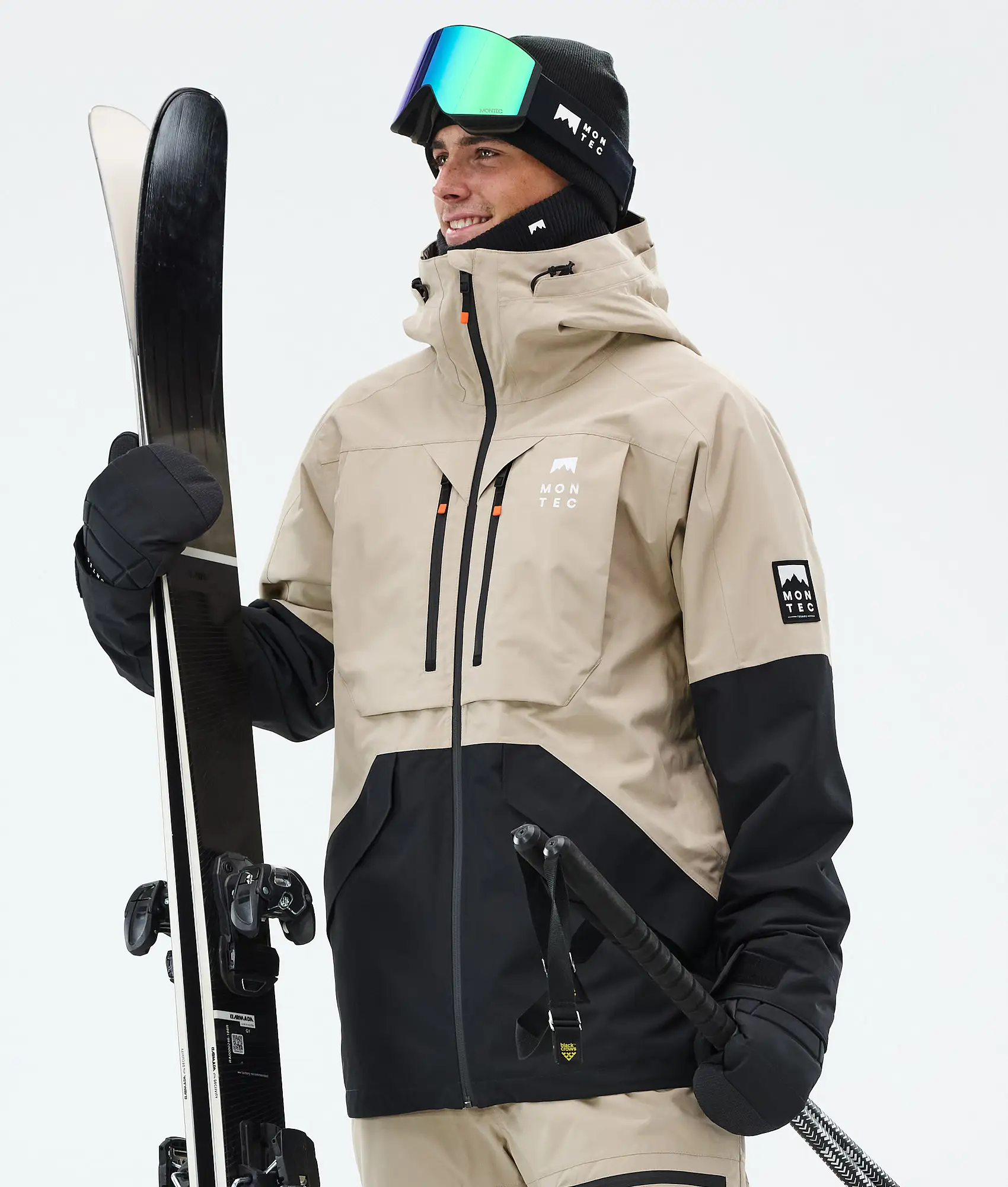 Arch Ski Jacket Men Sand/Black