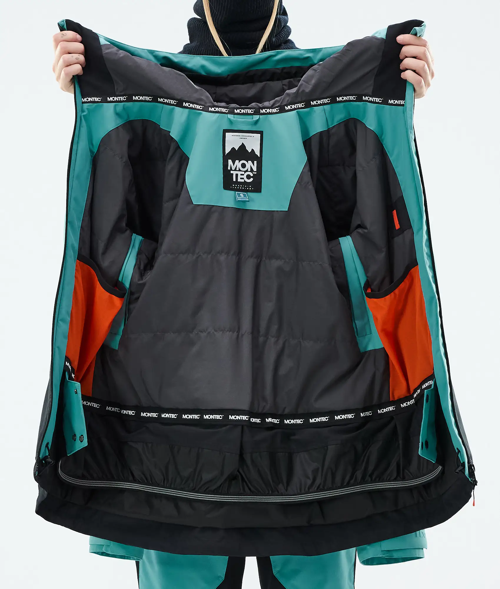 Moss W Ski Jacket Women Turquoise/Black