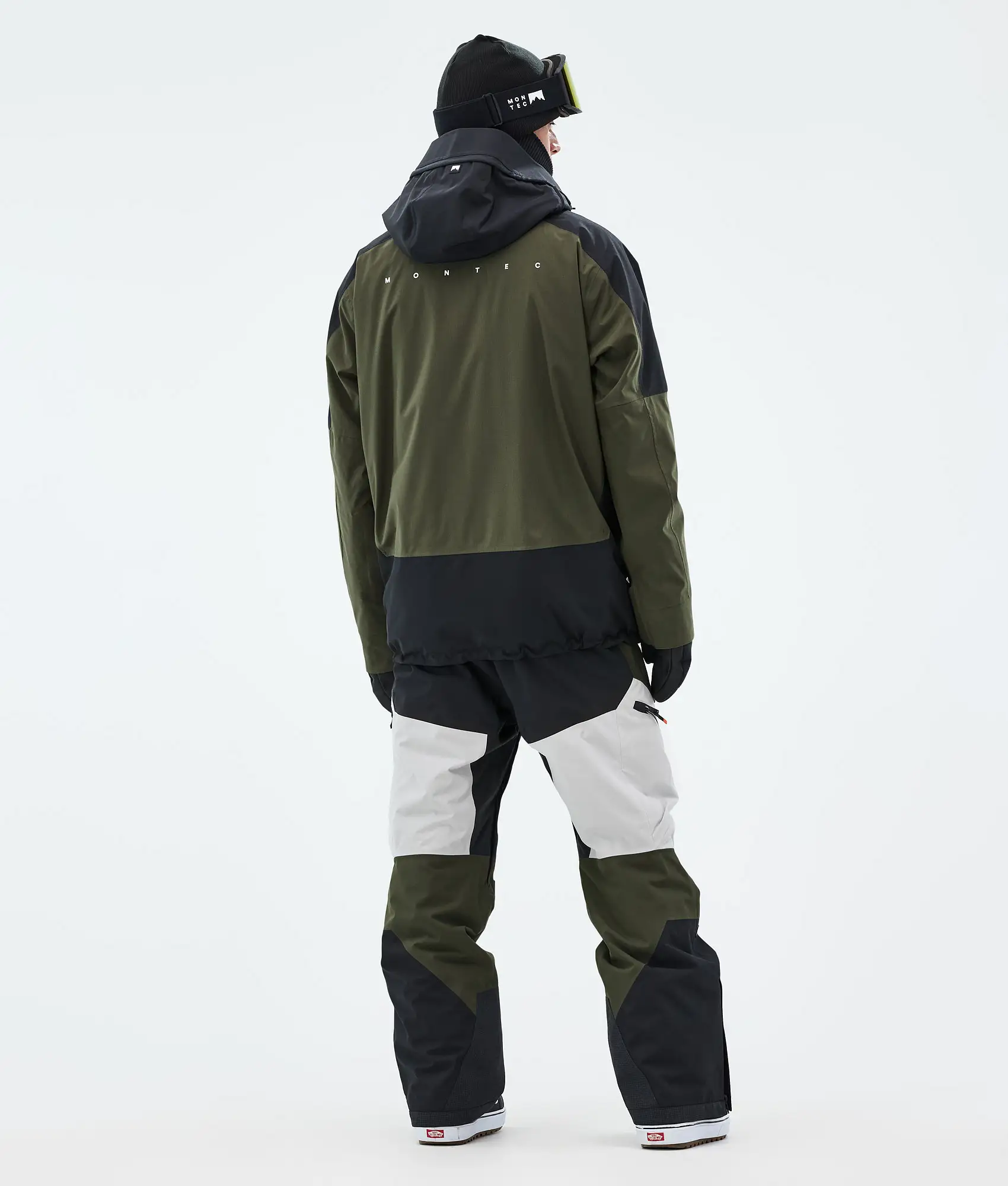 Morpheus Snowboard Jacket Men Black/Olive Green/Light Grey