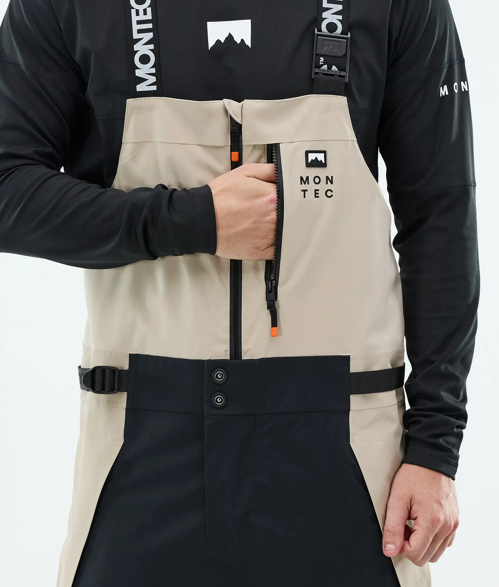 Dozer Snowboard Pants Men Sand/Black