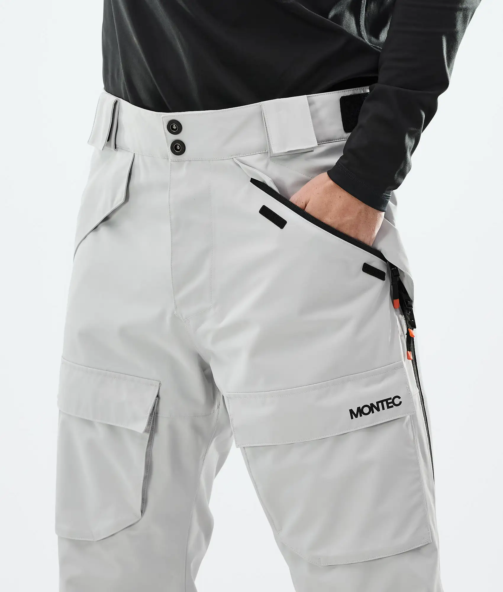 Kirin Snowboard Pants Men Light Grey