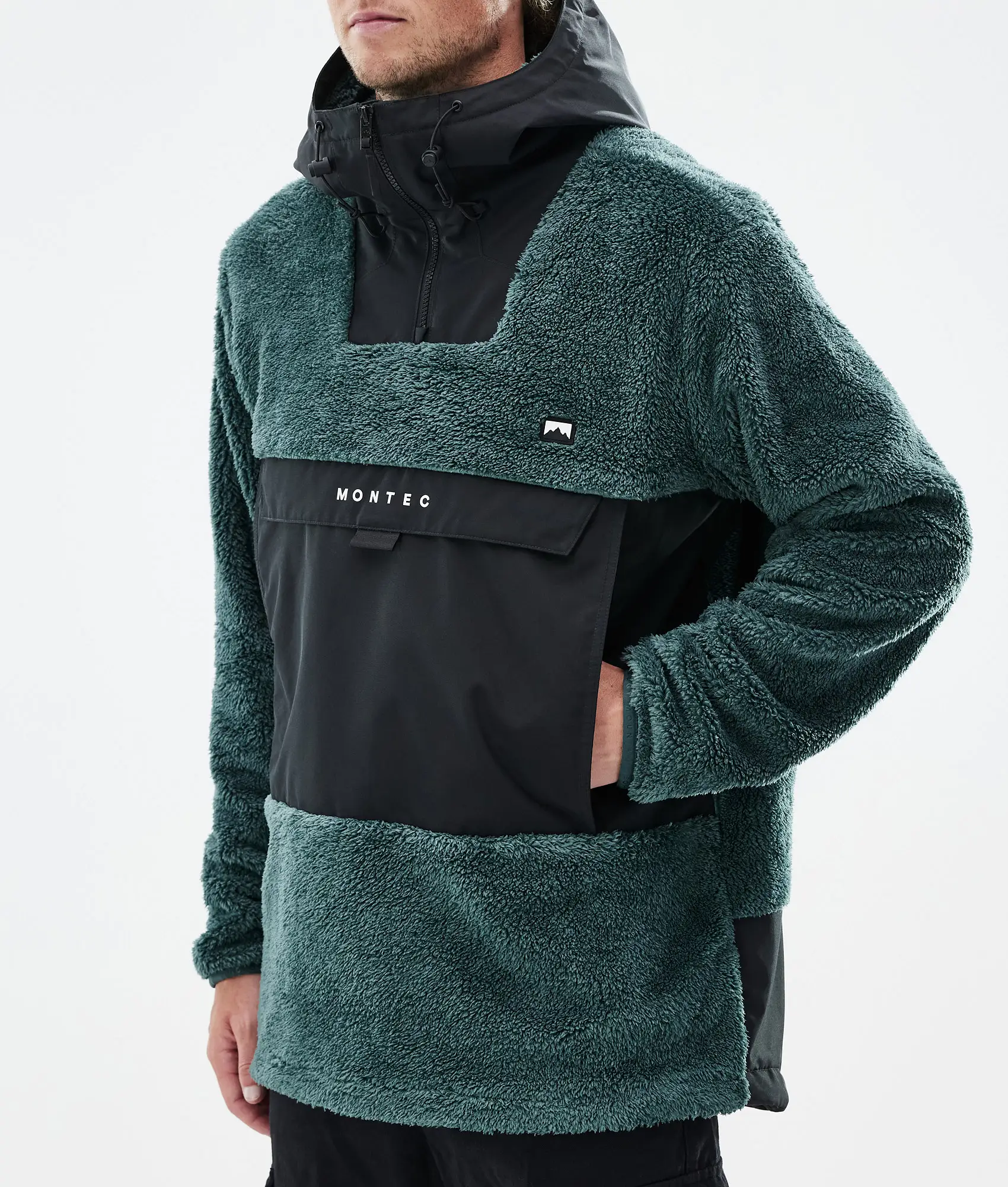 Lima Fleece Hoodie Men Dark Atlantic/Black