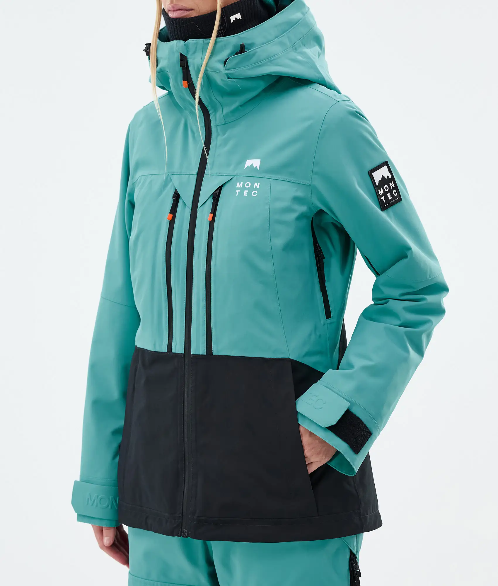 Moss W Ski Jacket Women Turquoise/Black