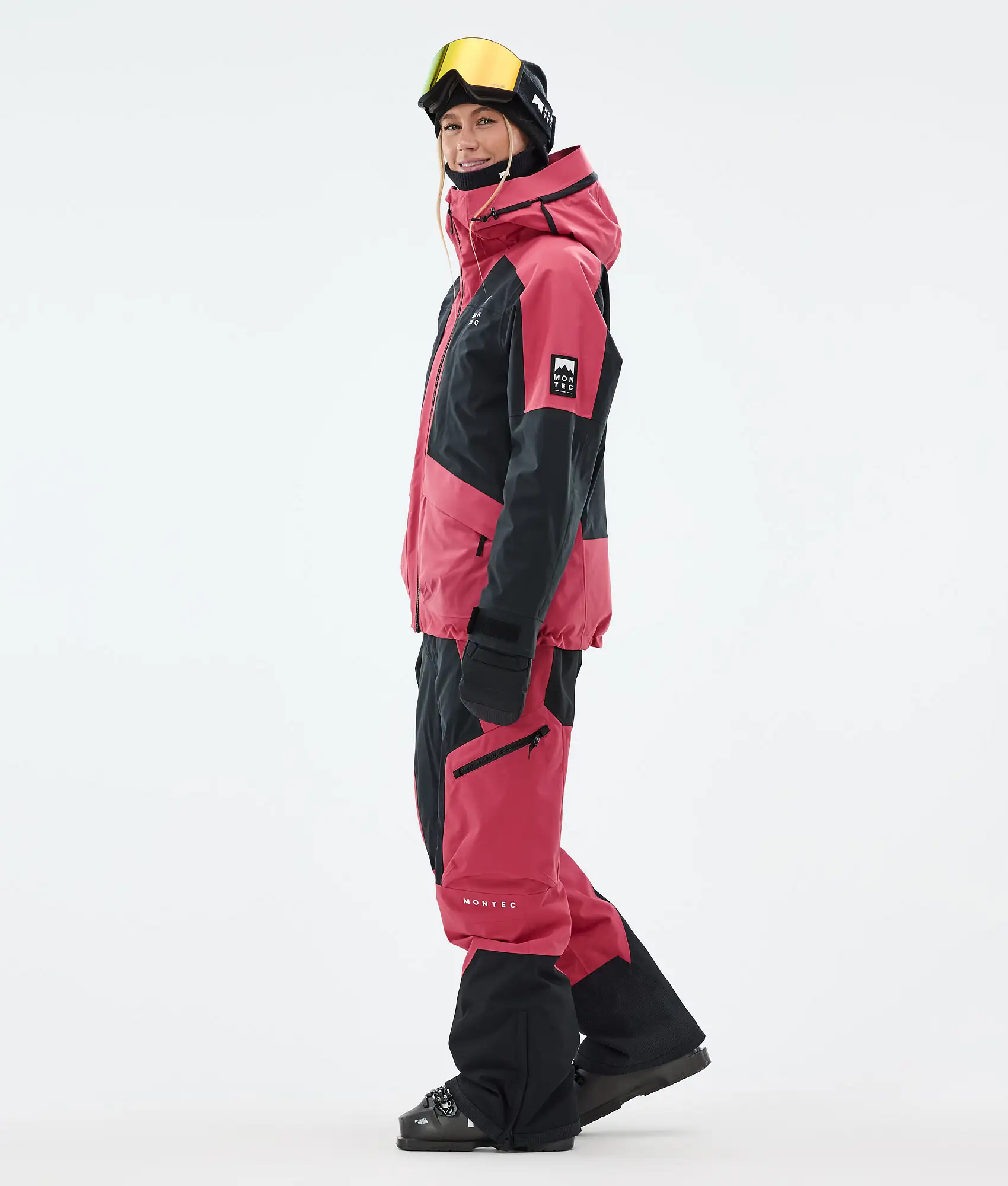 Morpheus W Ski Jacket Women Light Red/Black