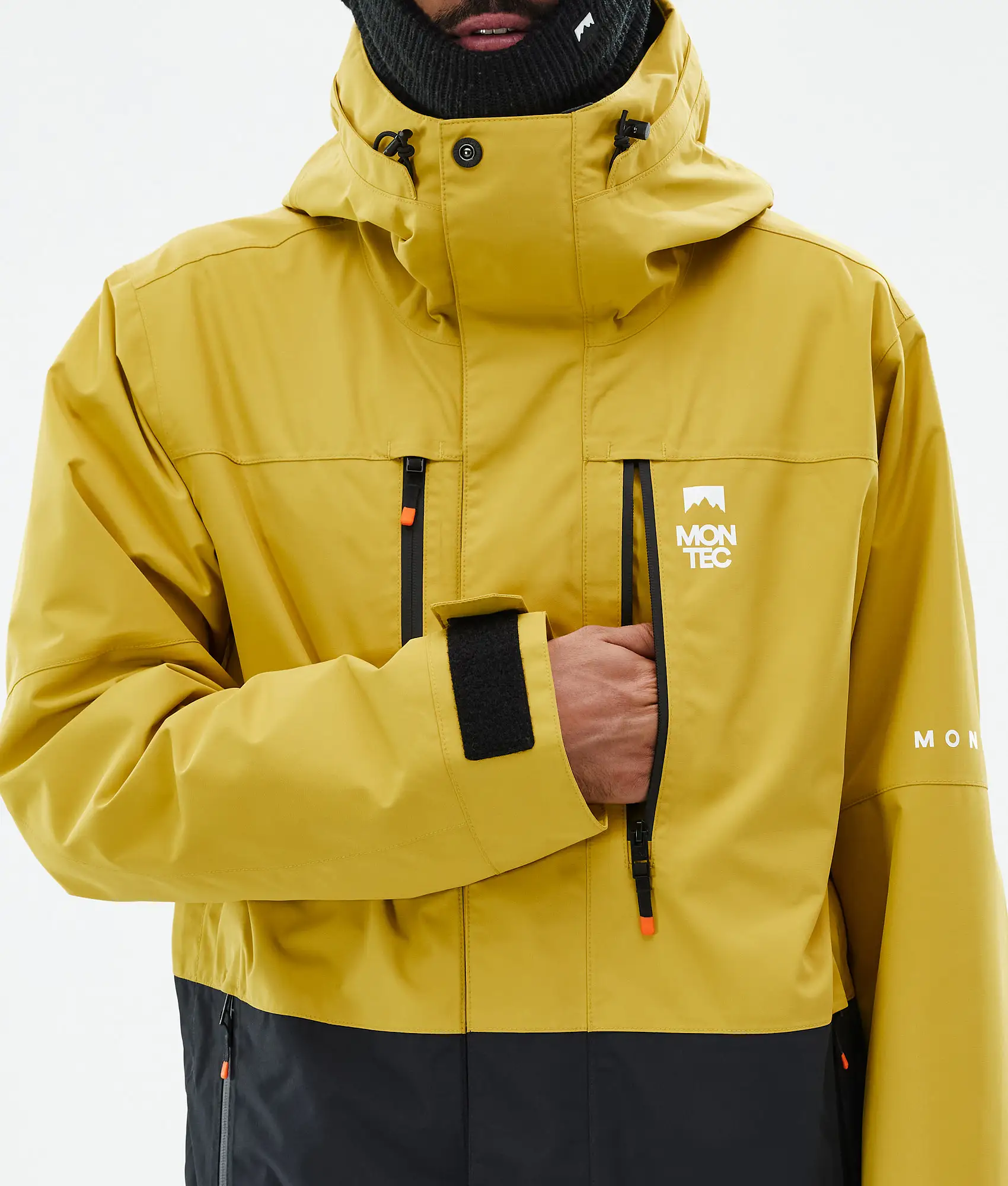 Fawk Snowboard Jacket Men Yellow/Black Renewed