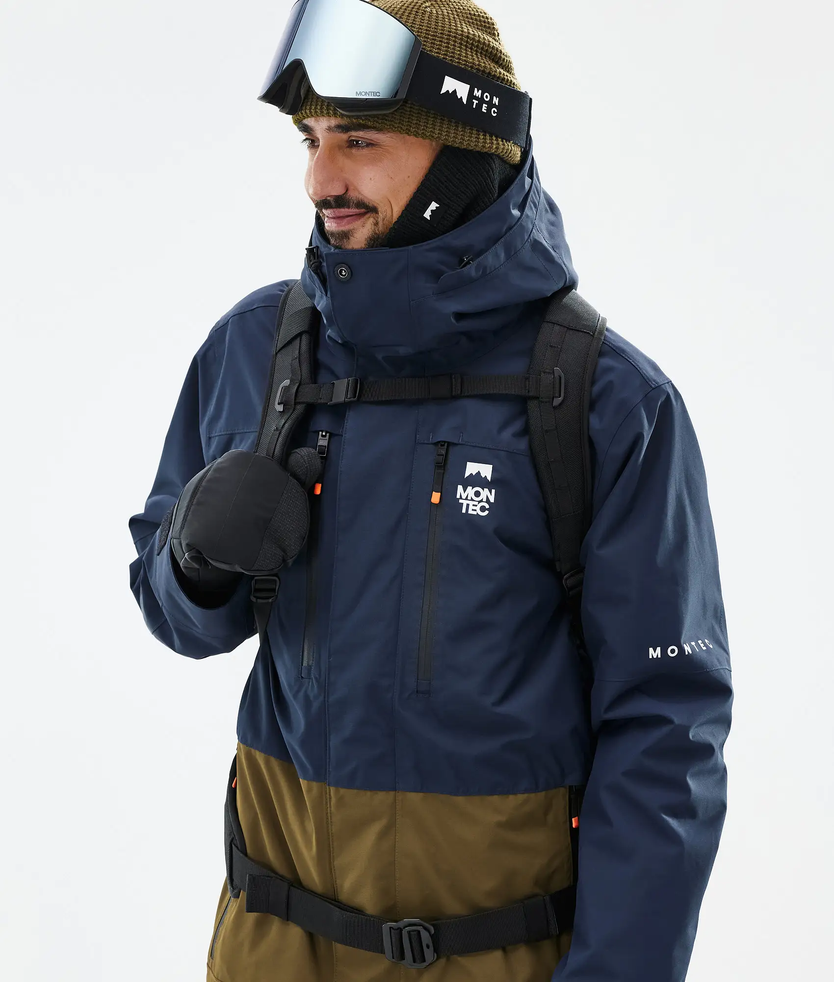 Fawk Snowboard Jacket Men Dark Blue/Fatigue