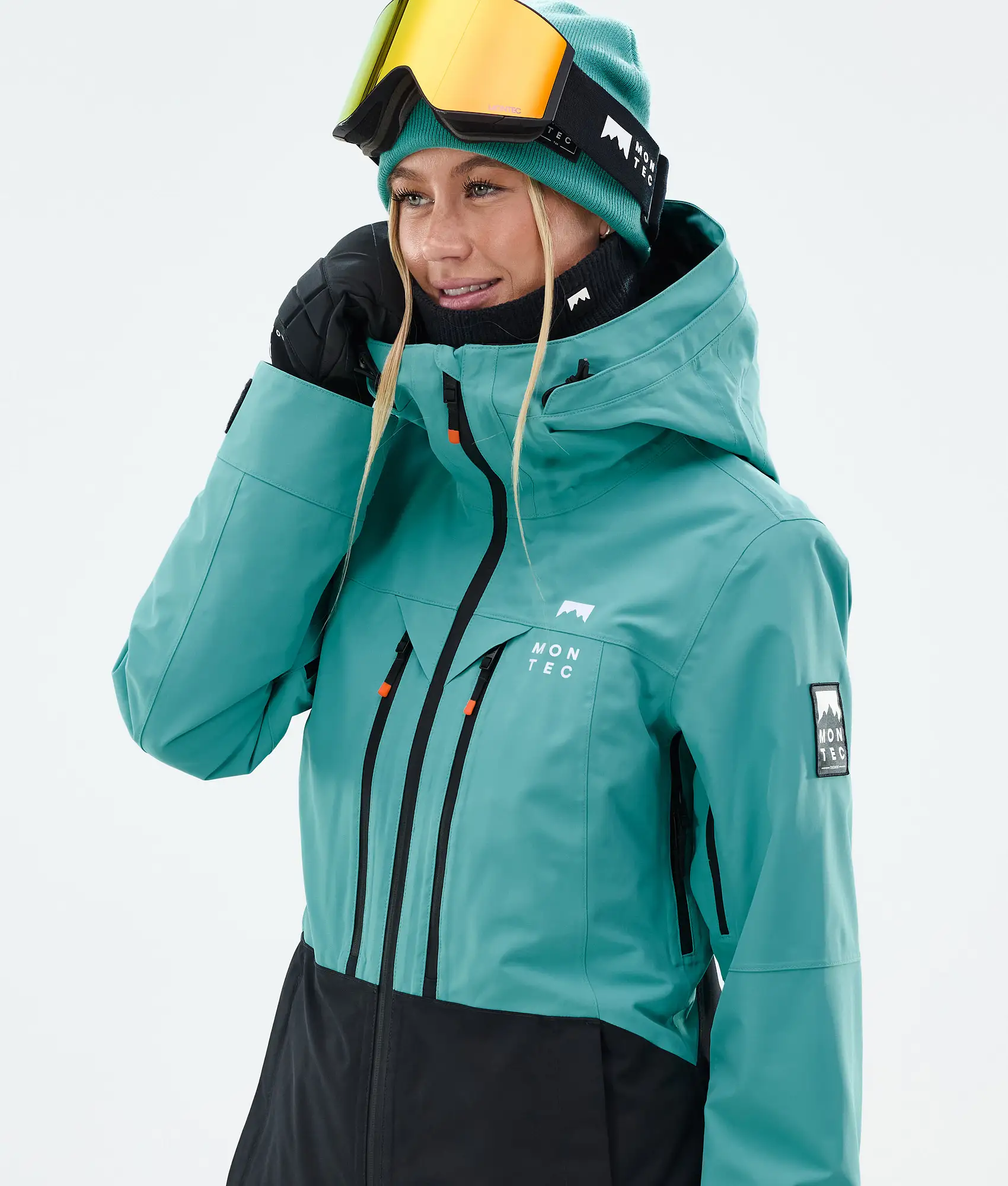 Moss W Ski Jacket Women Turquoise/Black