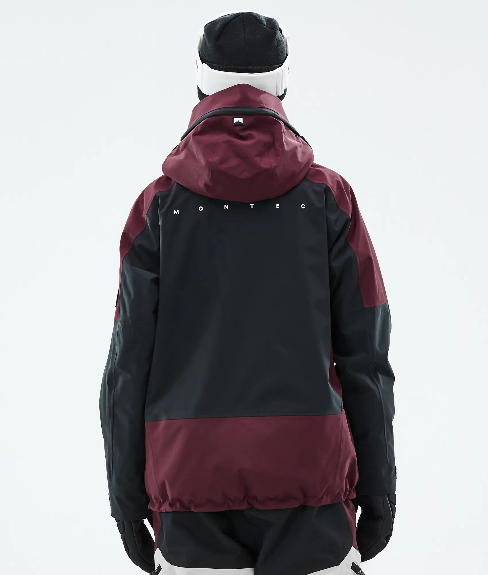 Morpheus W Ski Jacket Women Burgundy/Black/Light Grey