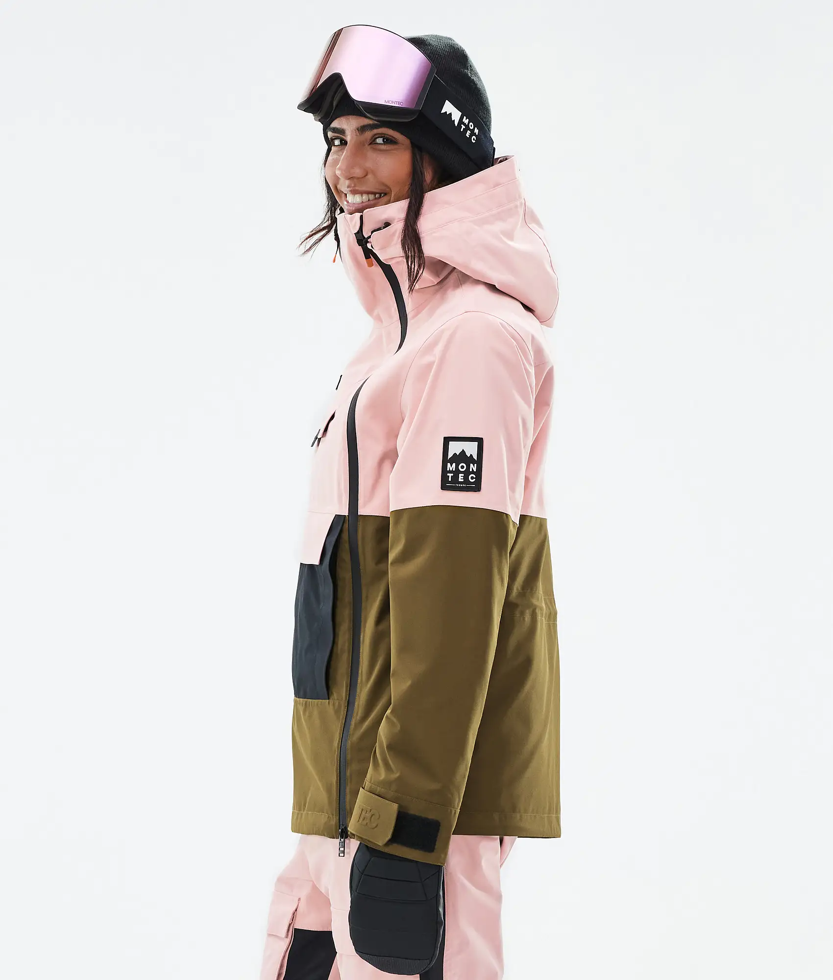 Doom W Snowboard Jacket Women Soft Pink/Black/Fatigue