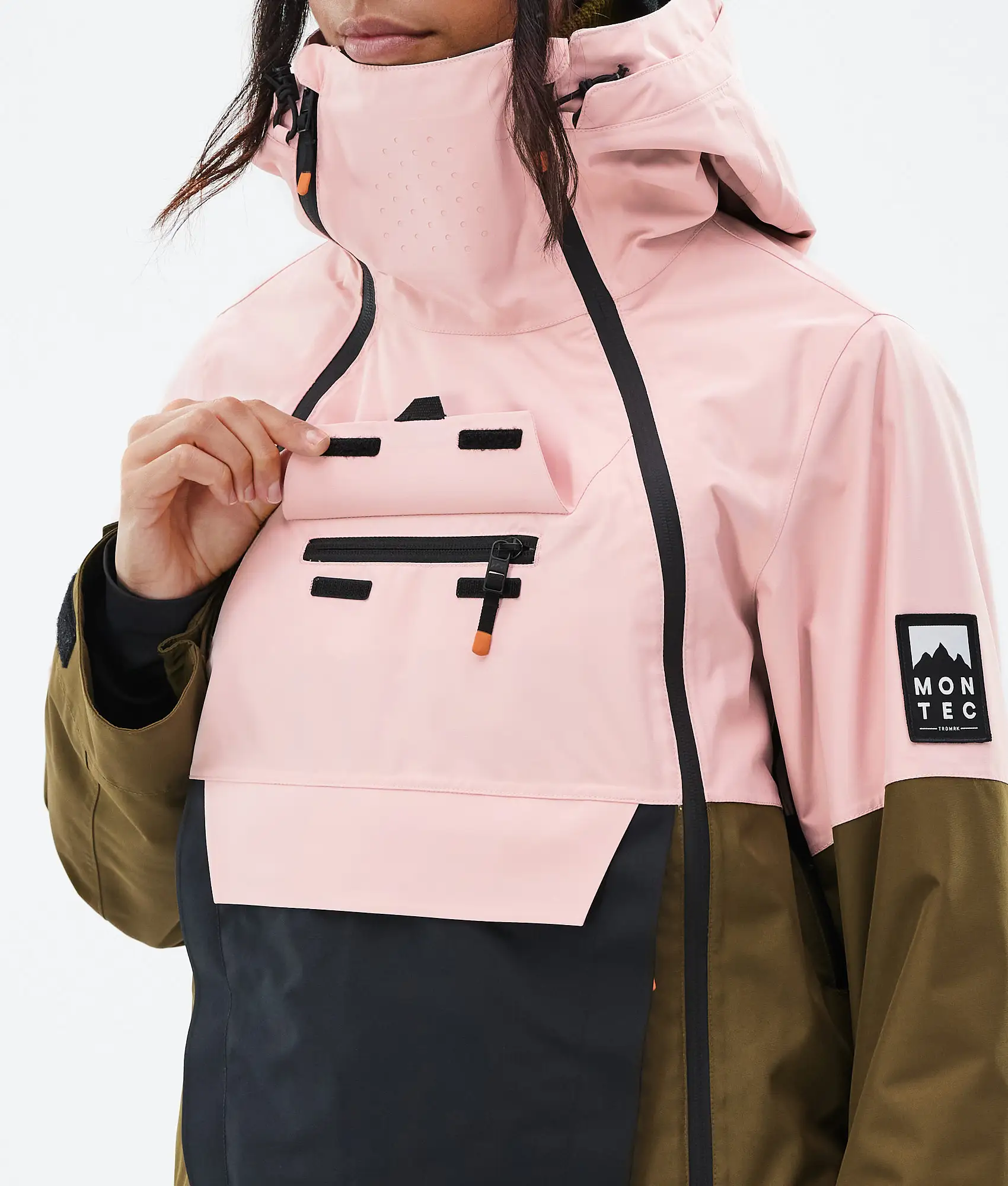 Doom W Ski Jacket Women Soft Pink/Black/Fatigue