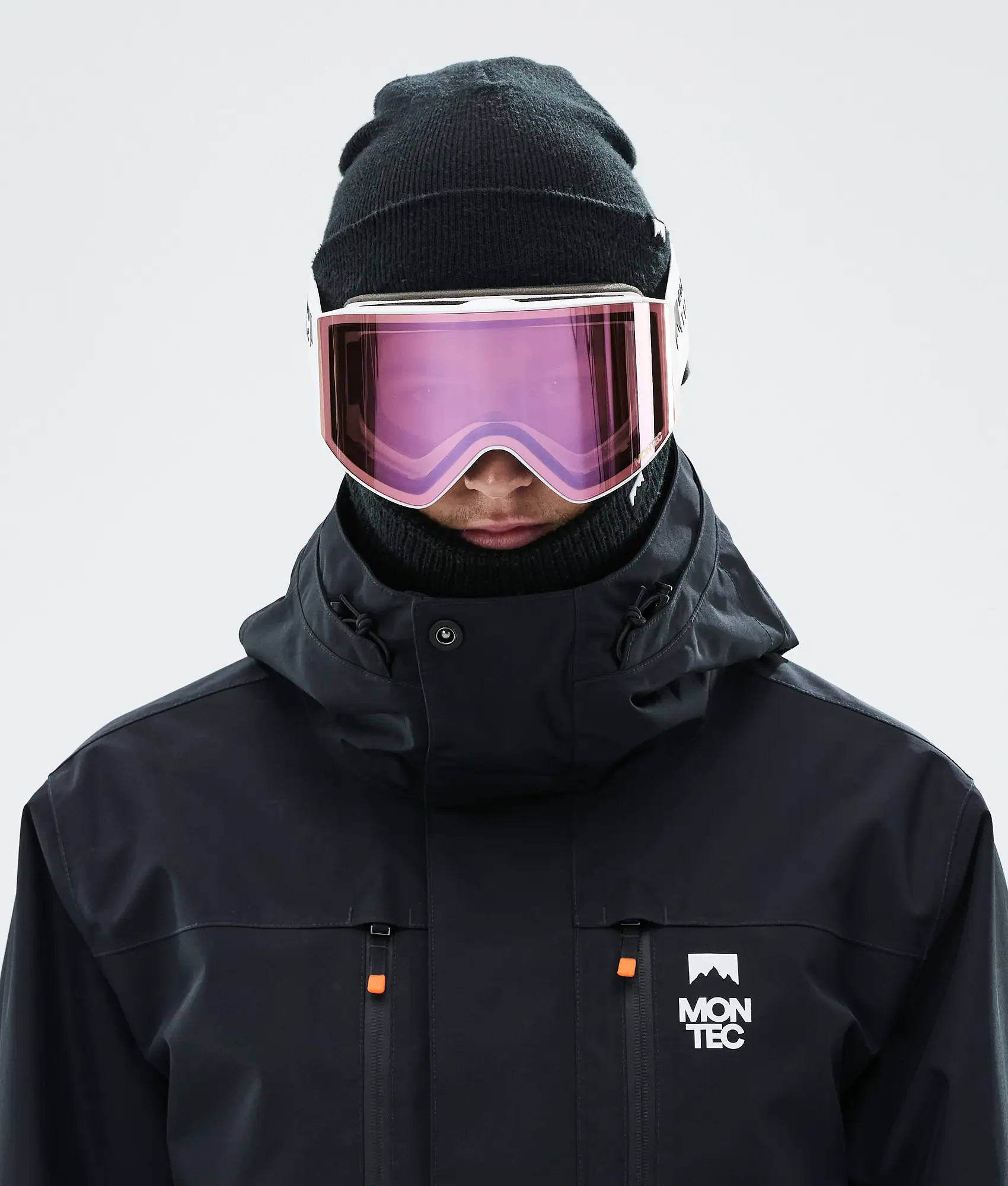 Scope Ski Goggles White W/Pink Sapphire Mirror