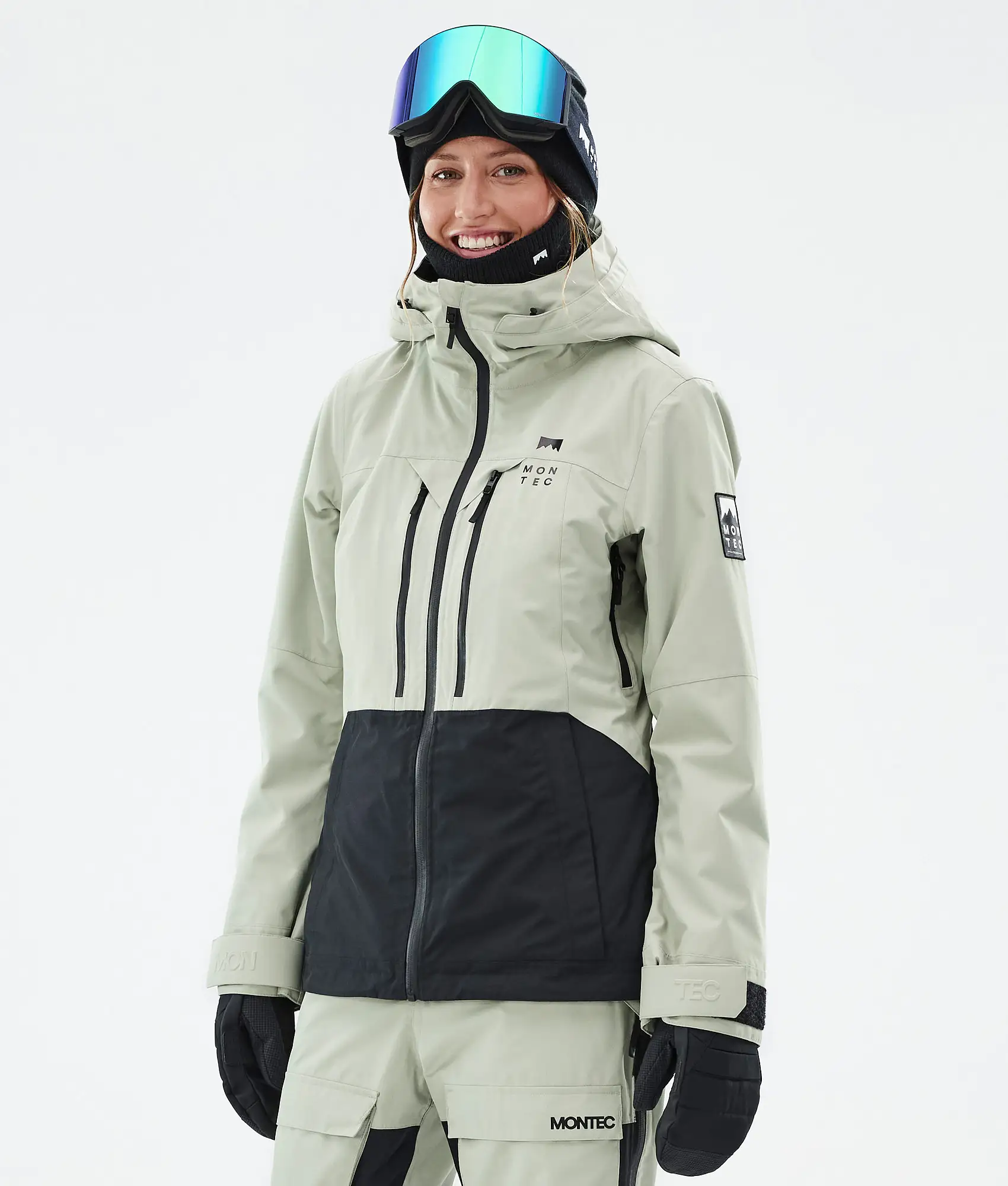 Moss W Ski Jacket Women Soft Green/Black