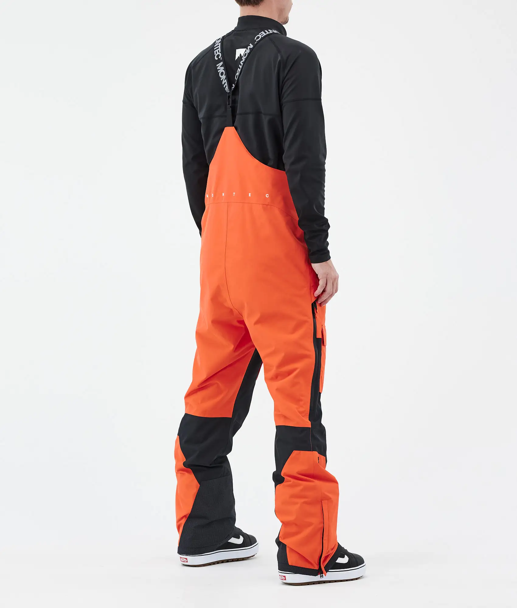 Fawk Snowboard Pants Men Orange/Black