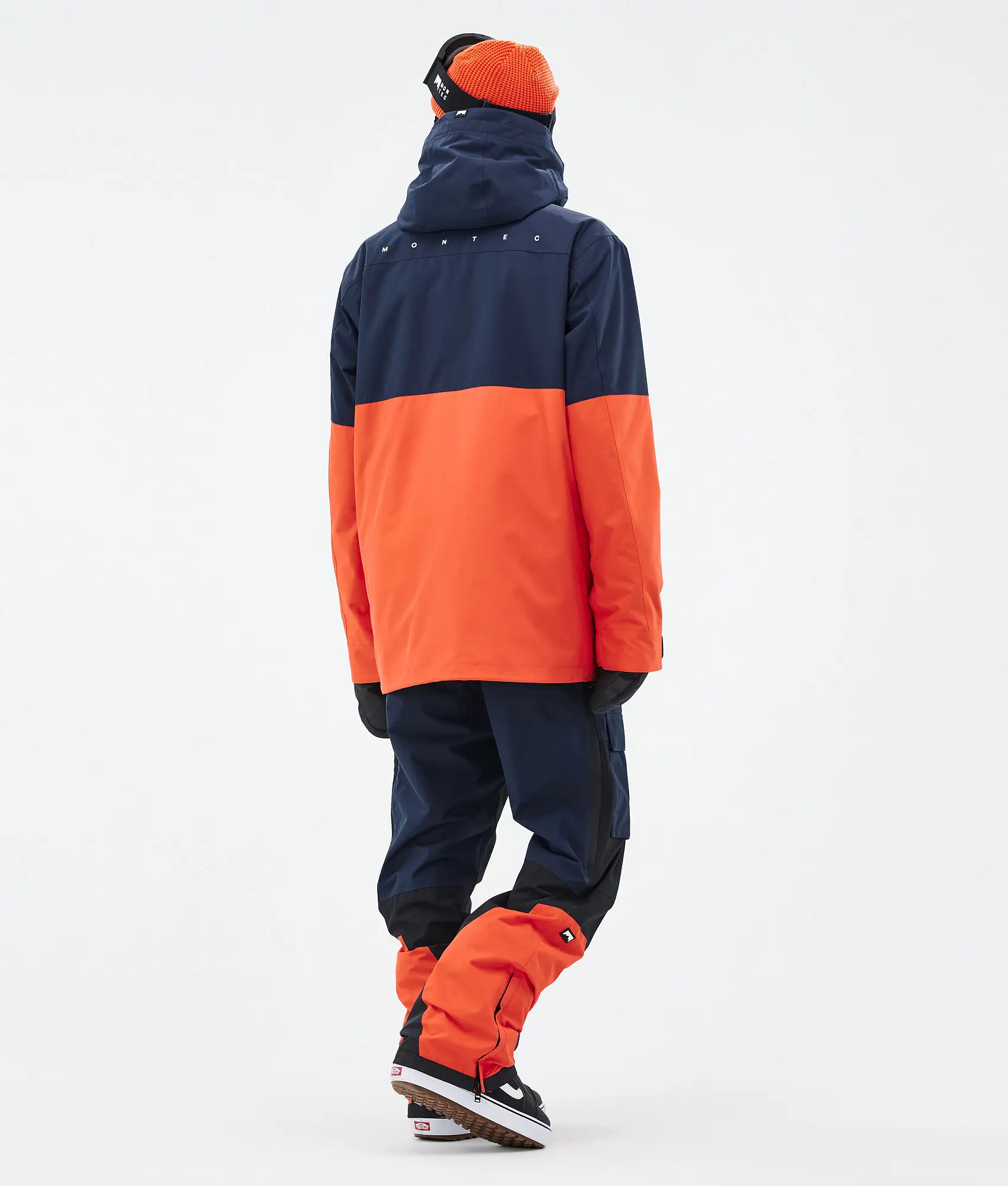 Doom Snowboard Jacket Men Dark Blue/Black/Orange