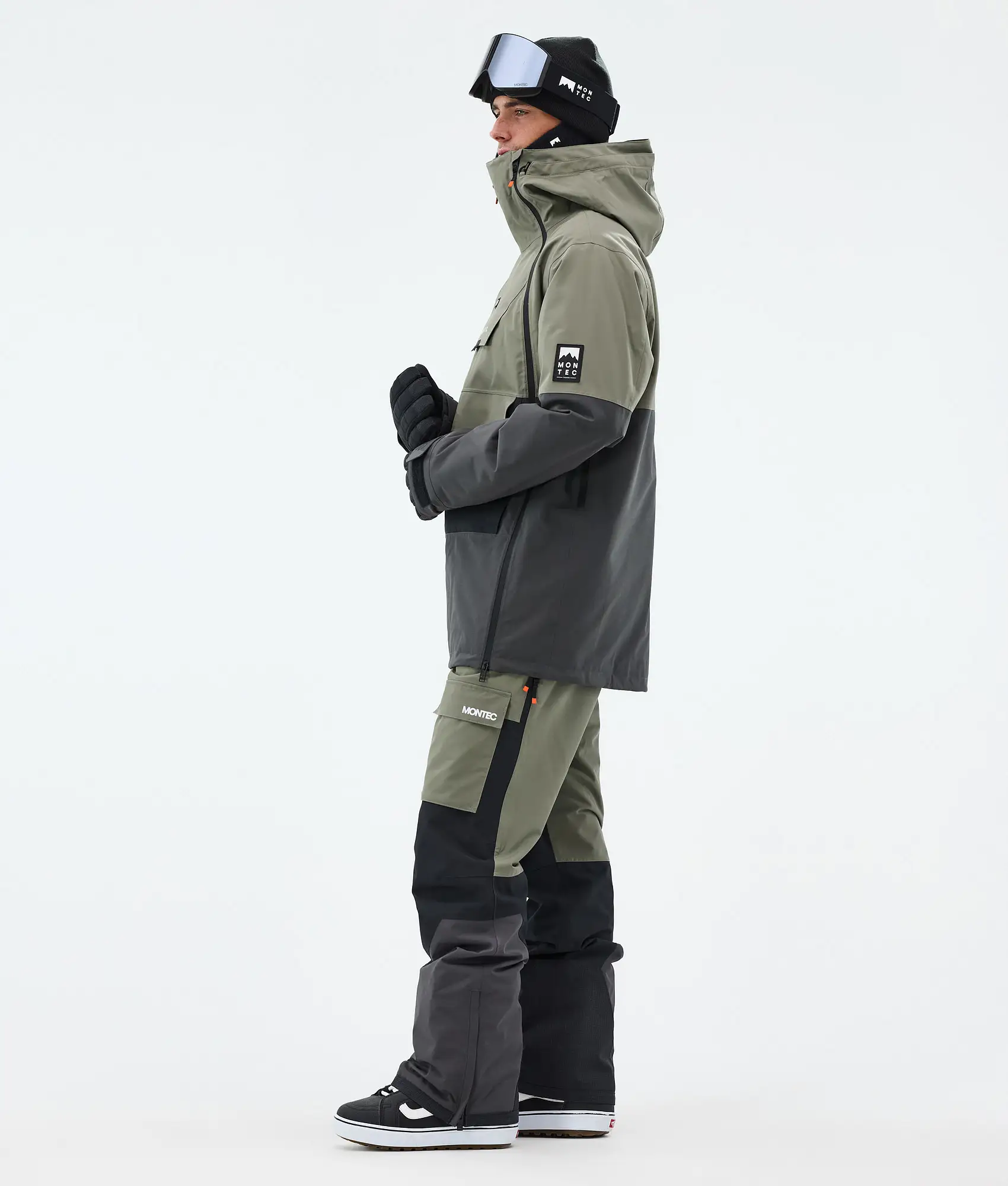 Doom Snowboard Jacket Men Greenish/Black/Phantom