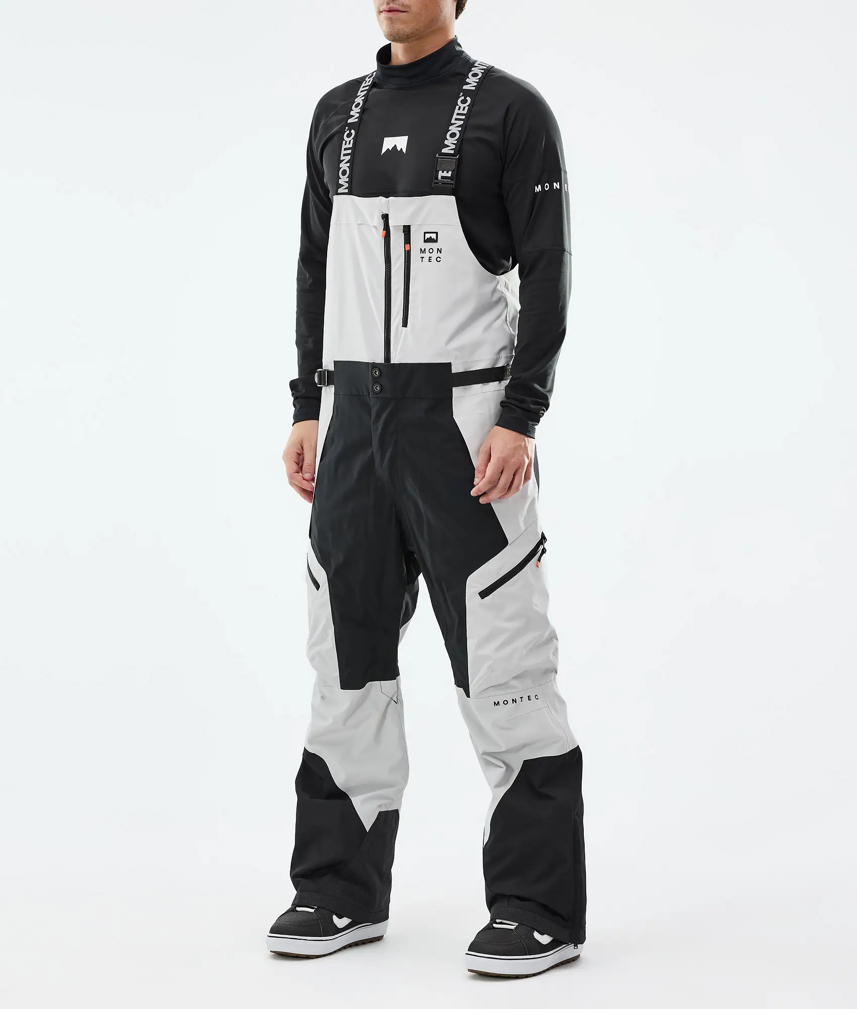 Dozer Snowboard Pants Men Light Grey/Black