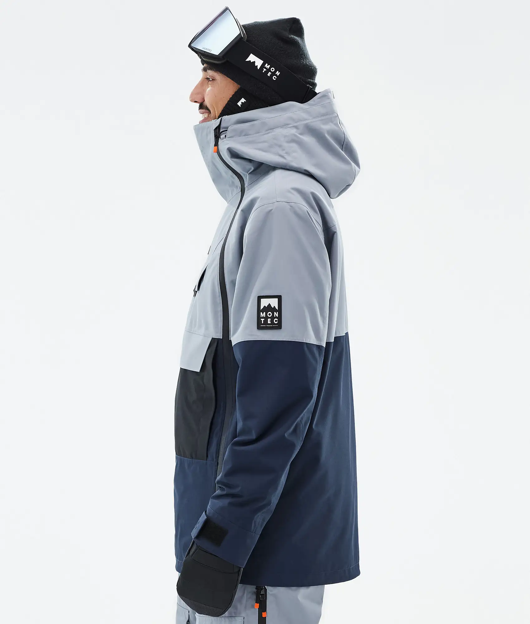 Doom Ski Jacket Men Soft Blue/Black/Dark Blue