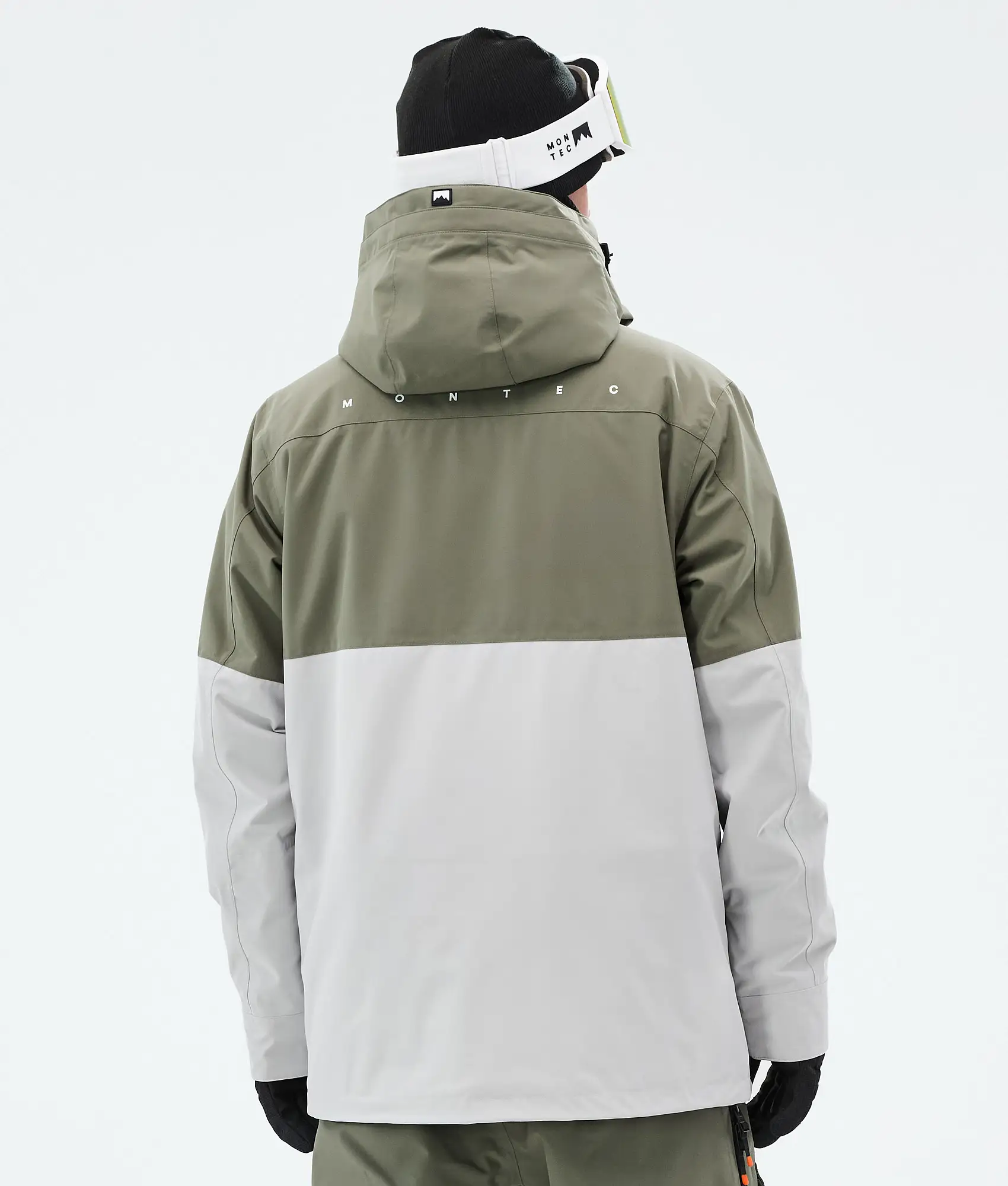 Doom Snowboard Jacket Men Greenish/Black/Light Grey