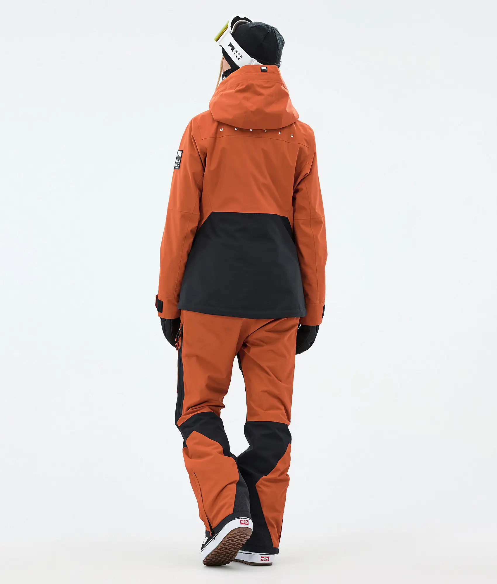 Moss W Snowboard Jacket Women Burned Orange/Black