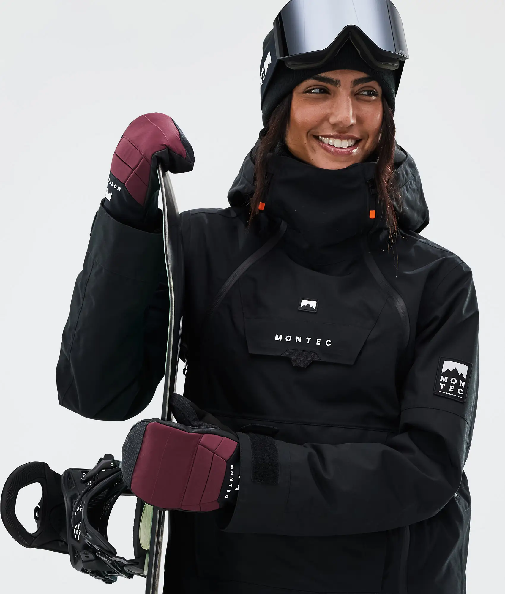 Kilo 2024 Snow Mittens Burgundy