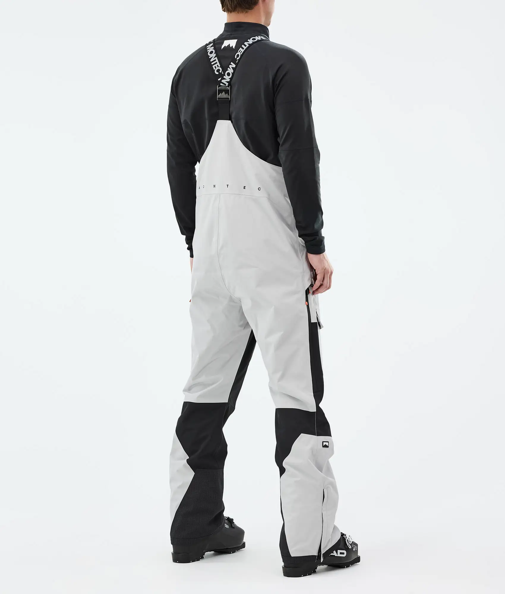 Fawk Ski Pants Men Light Grey/Black